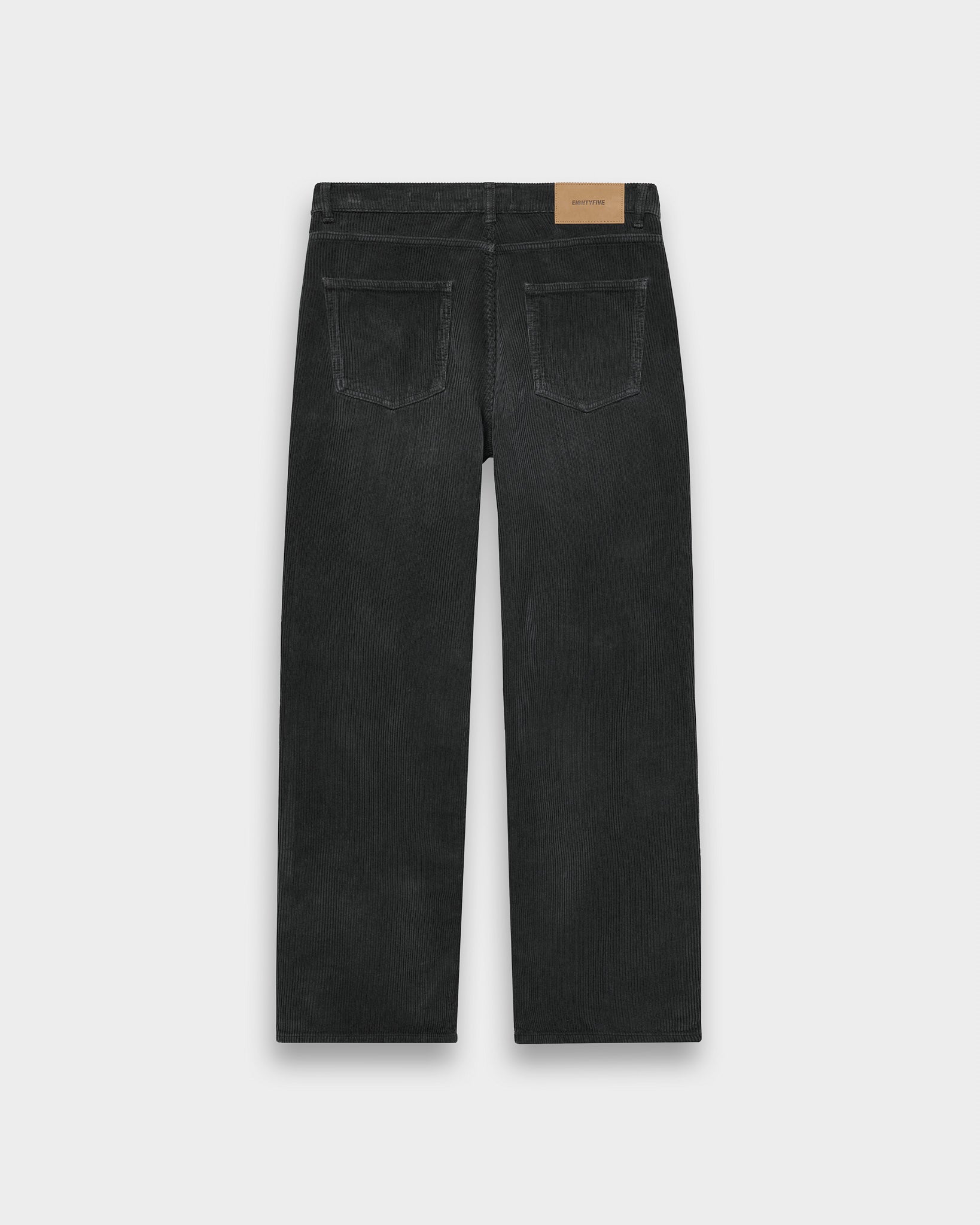 eightyfive-bottoms-washed-pleated-corduroy-pants-grey-black image 2