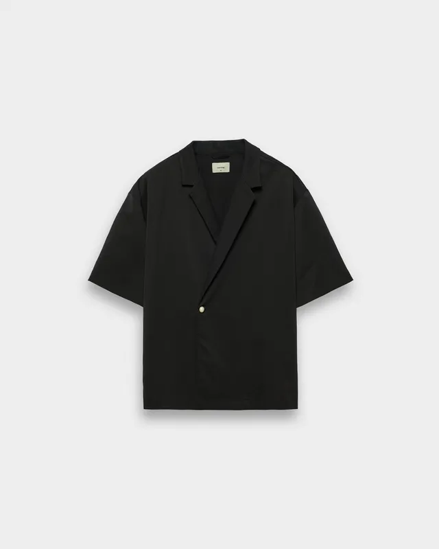 eightyfive-double-breasted-twill-shirt-black-m-relaxed image 1