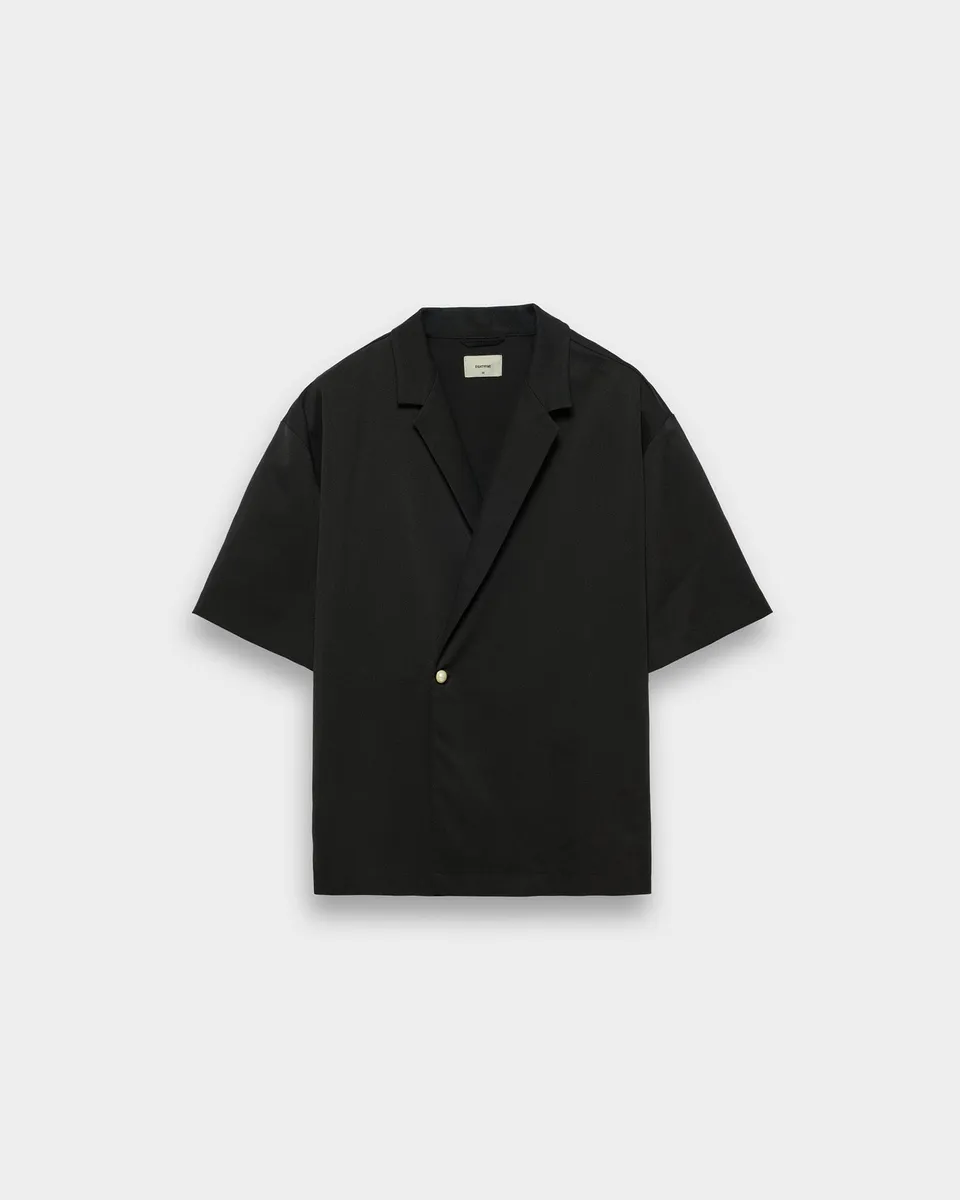 eightyfive-double-breasted-twill-shirt-black-m-relaxed image 1