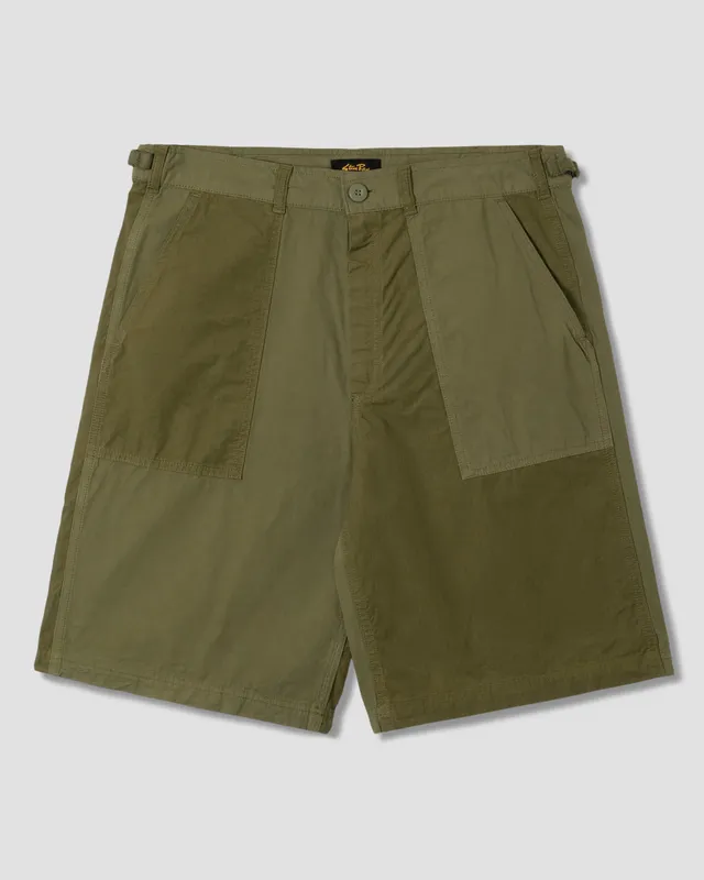 stan-ray-k-short-olive-rs-poplin-mix-shorts image 1