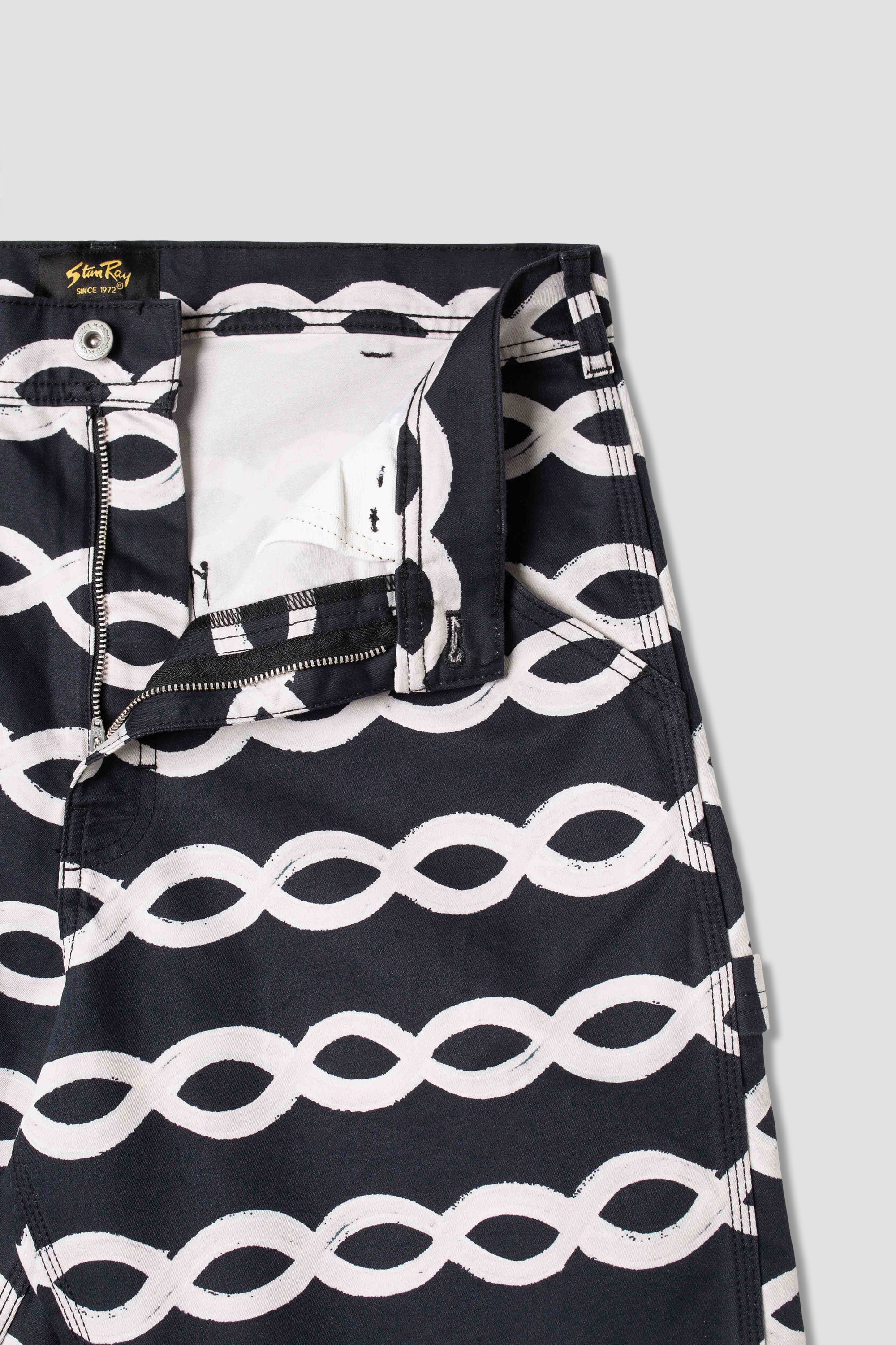 stan-ray-painter-short-shorts-black-wave-baumwolle image 3