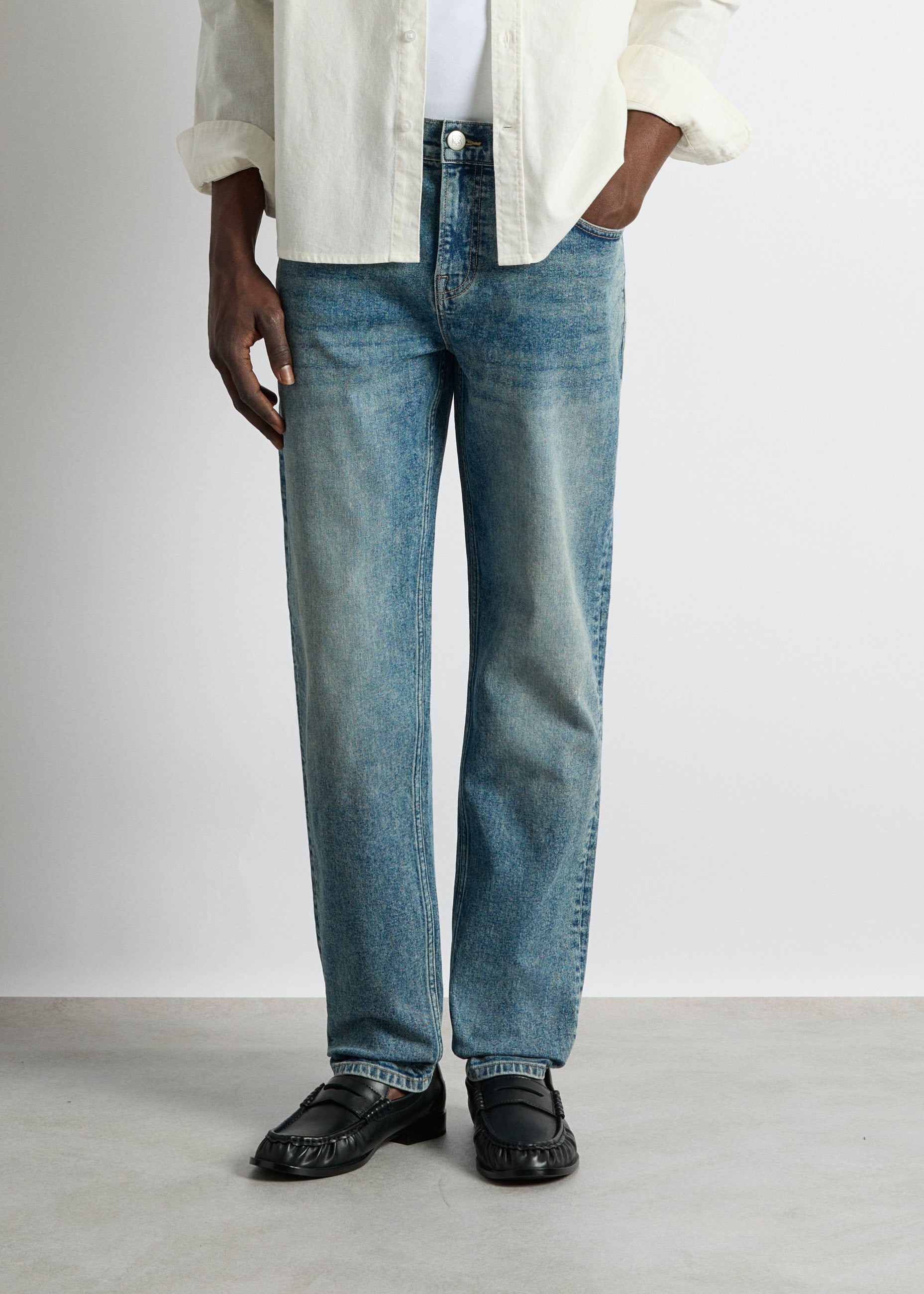 burocs-denim-rocco-slim-fit-jeans-washed-indigo-stretch image 4