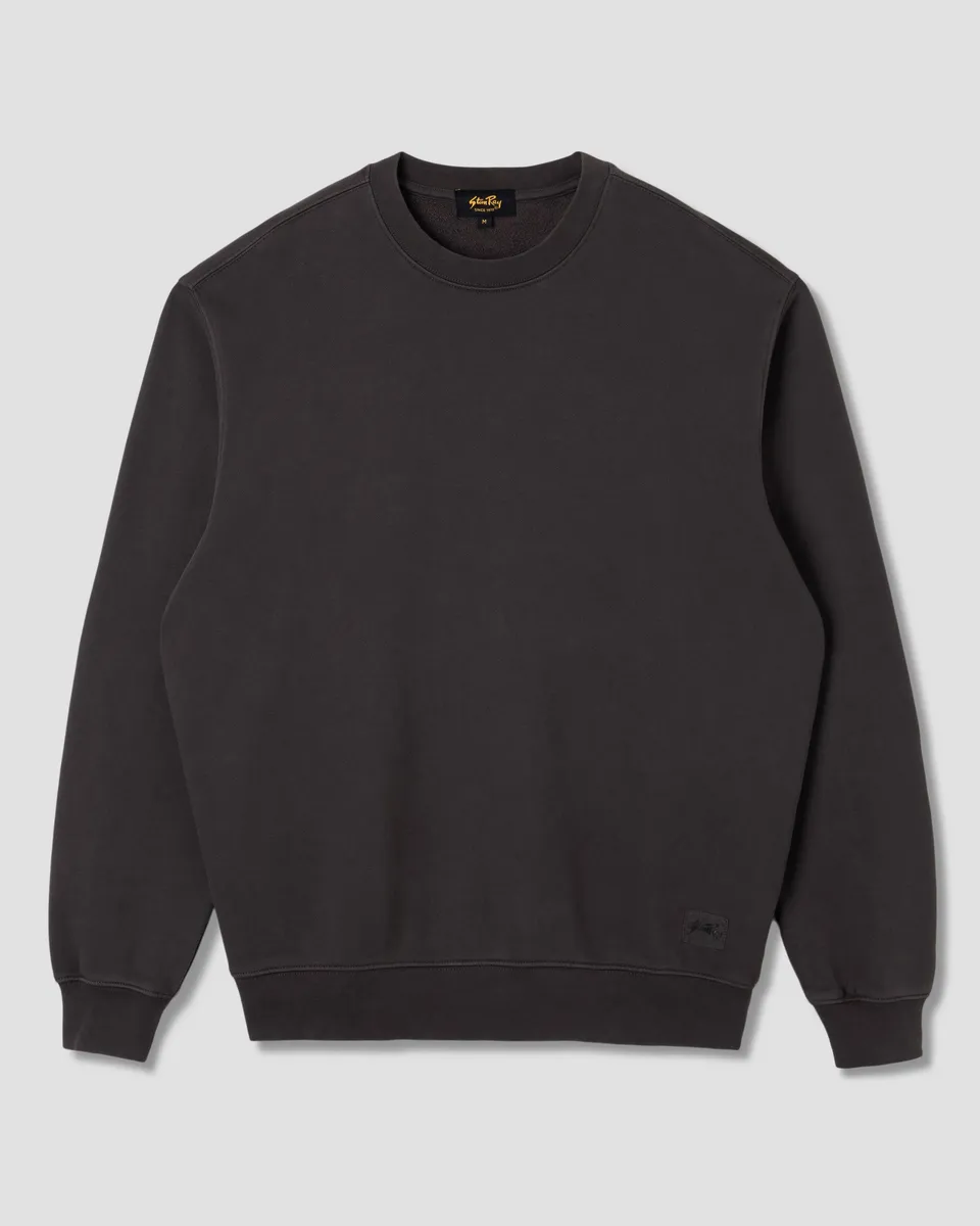 stan-ray-patch-crew-sweatshirt-raven-black-baumwolle image 1