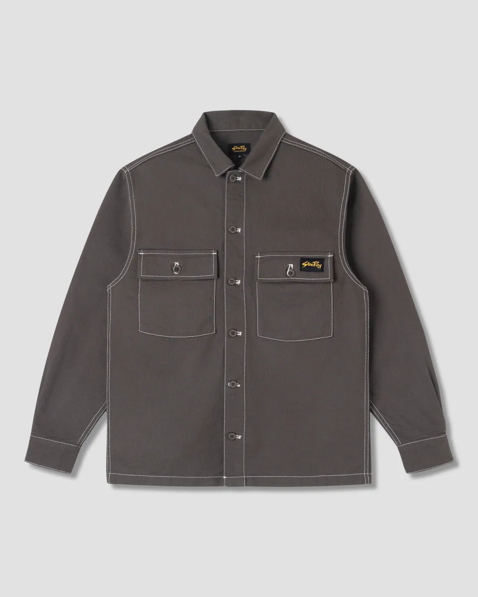 stan-ray-cpo-hemd-charcoal-bedford-arbeitshemd-herren image 1