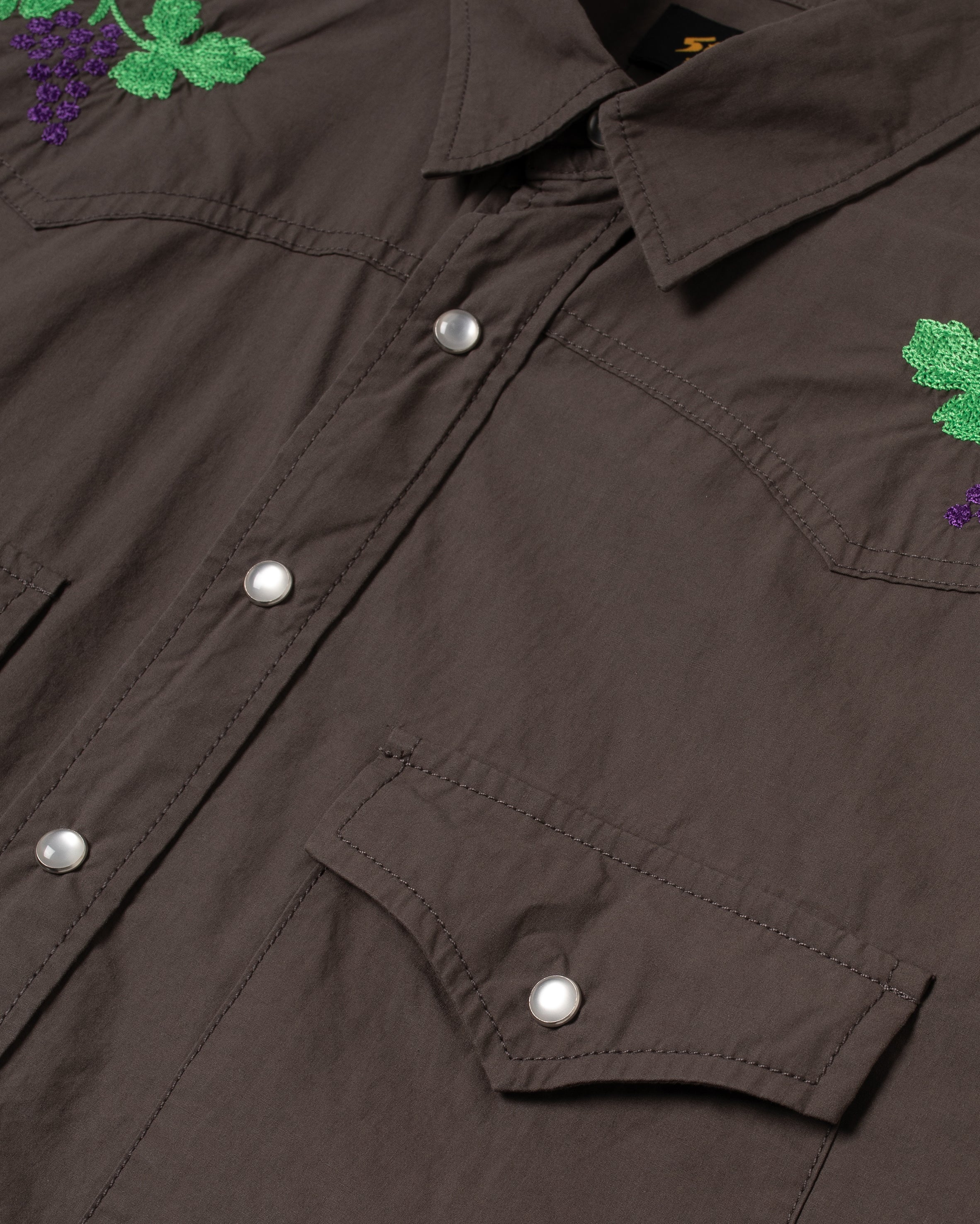 stan-ray-western-shirt-washed-black-poplin-baumwollhemd-snaps image 6