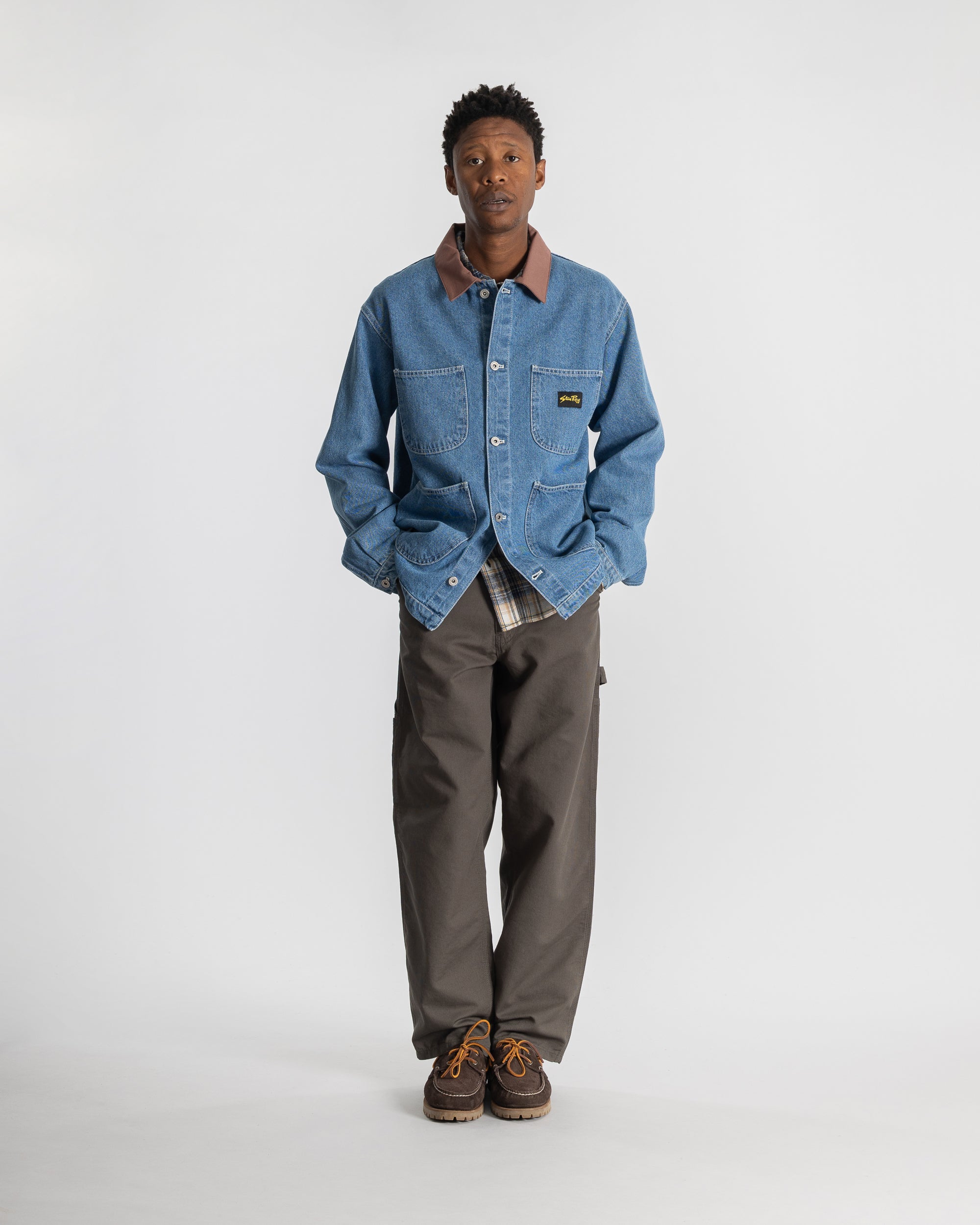 stan-ray-coverall-jacket-jeansjacke-70s-stone-denim-baumwolle image 2
