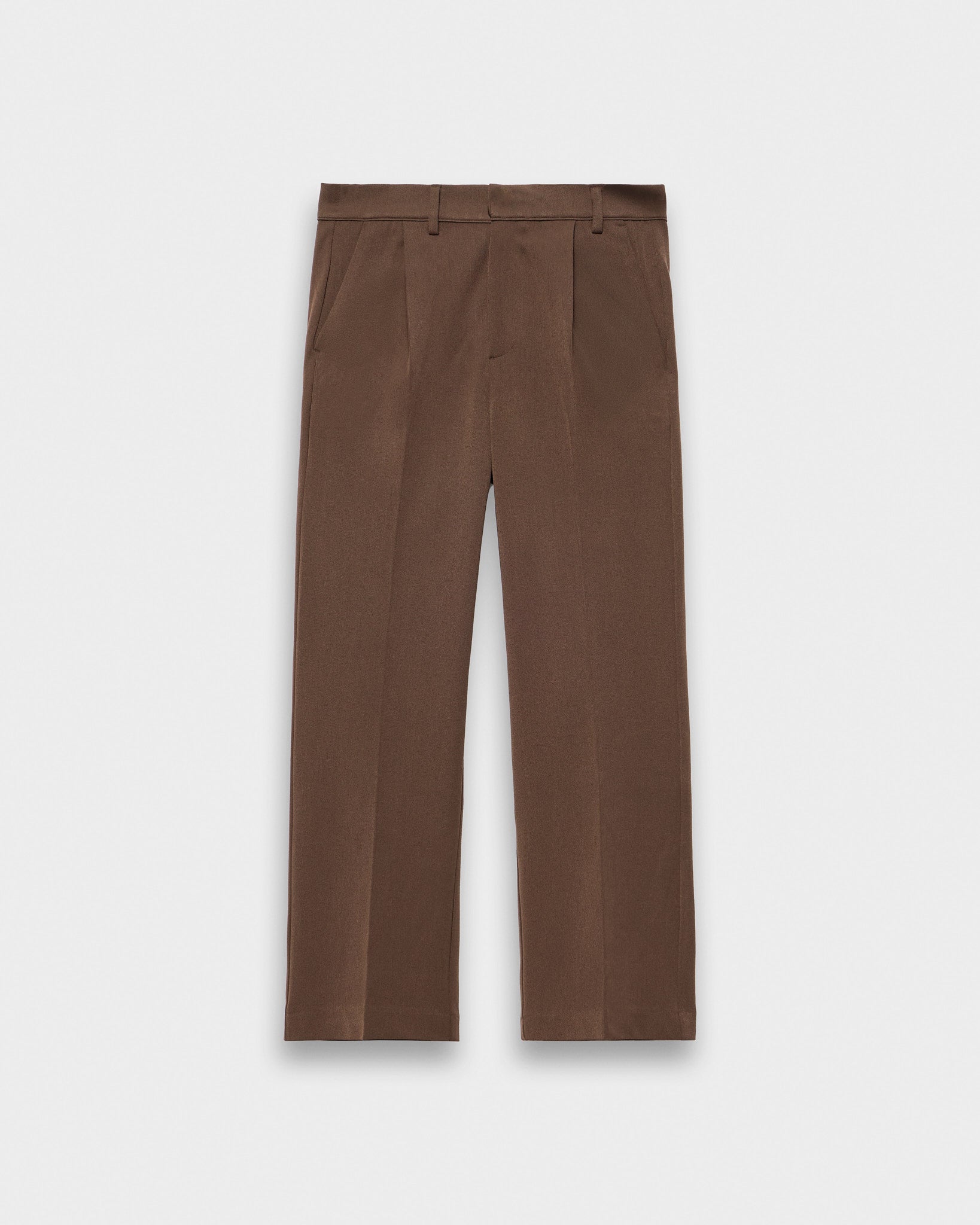 eightyfive-signature-tailored-pants-brown-regular-fit image 1