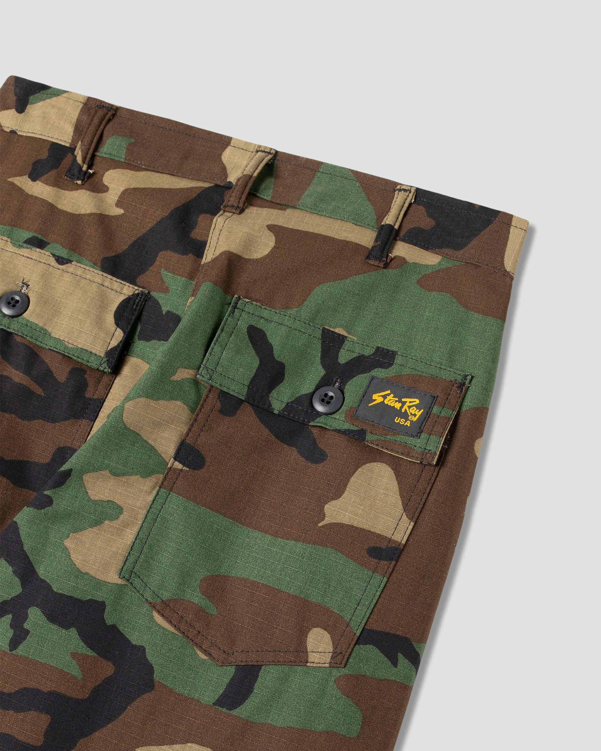 stan-ray-slim-fatigue-woodland-ripstop-hose-camo image 4