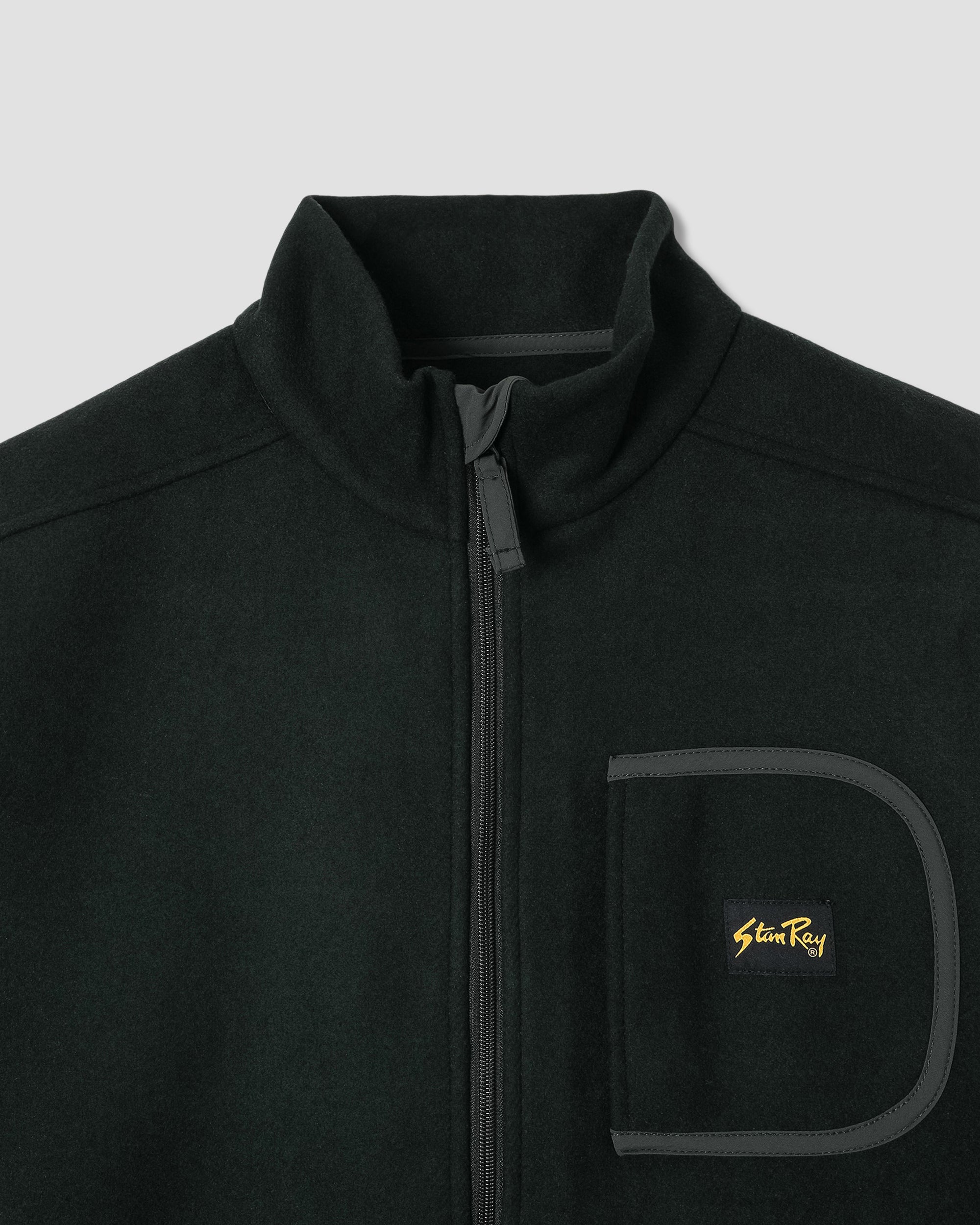 stan-ray-wool-fleece-jacket-fleecejacke-botanical-green-wolle image 4