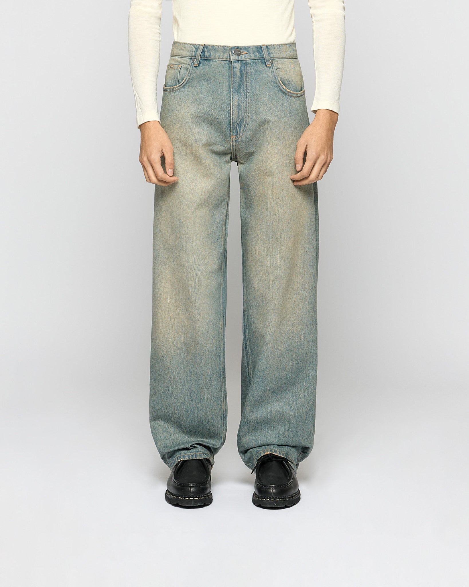 eightyfive-bottoms-coated-relaxed-denim-jeans-island-blue image 2