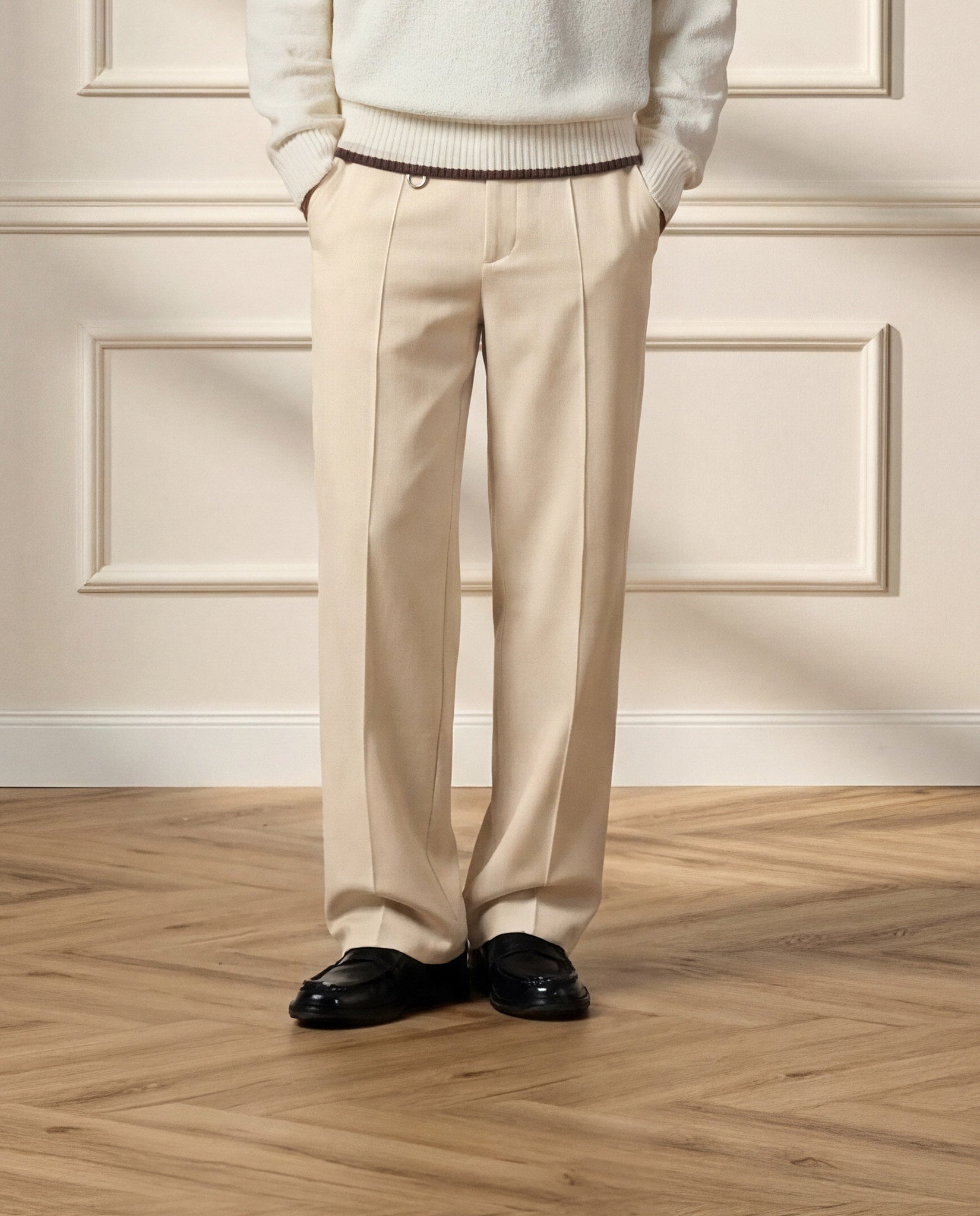 eightyfive-regular-tailored-pants-herren-beige-straight image 2