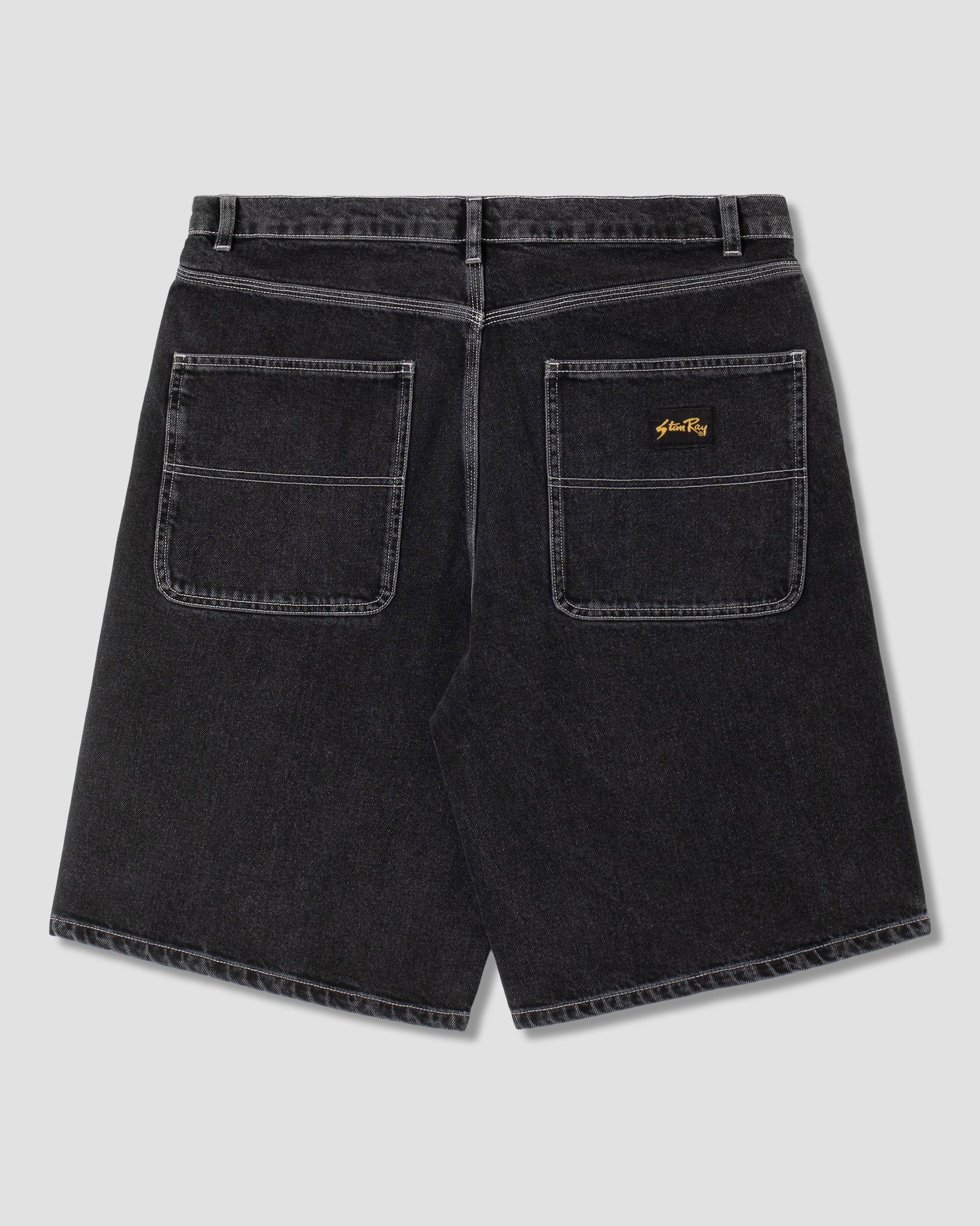 stan-ray-wide-5-short-jeansshorts-washed-black-denim image 3
