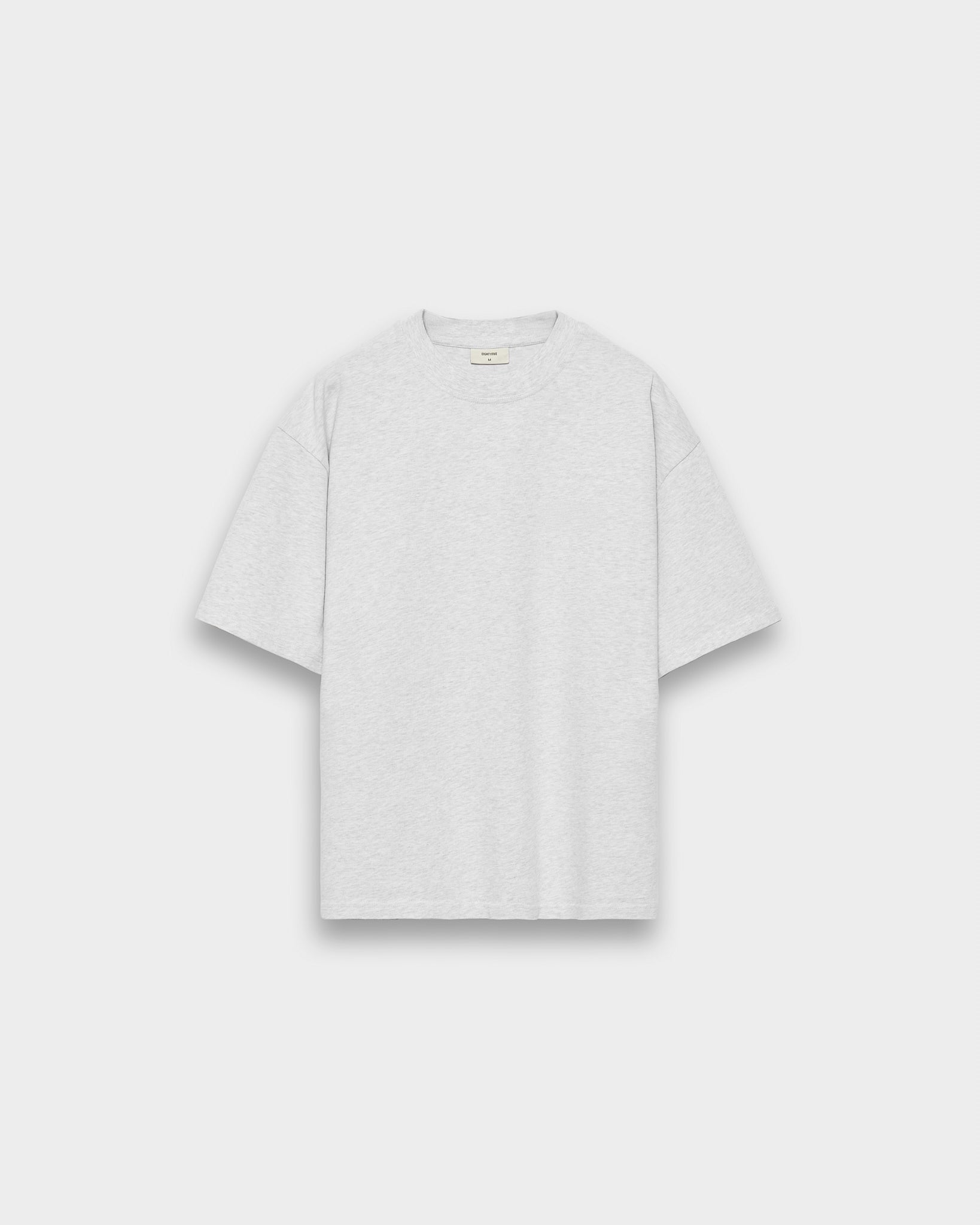 eightyfive-signature-t-shirt-ash-grey-oversized-baumwolle image 1