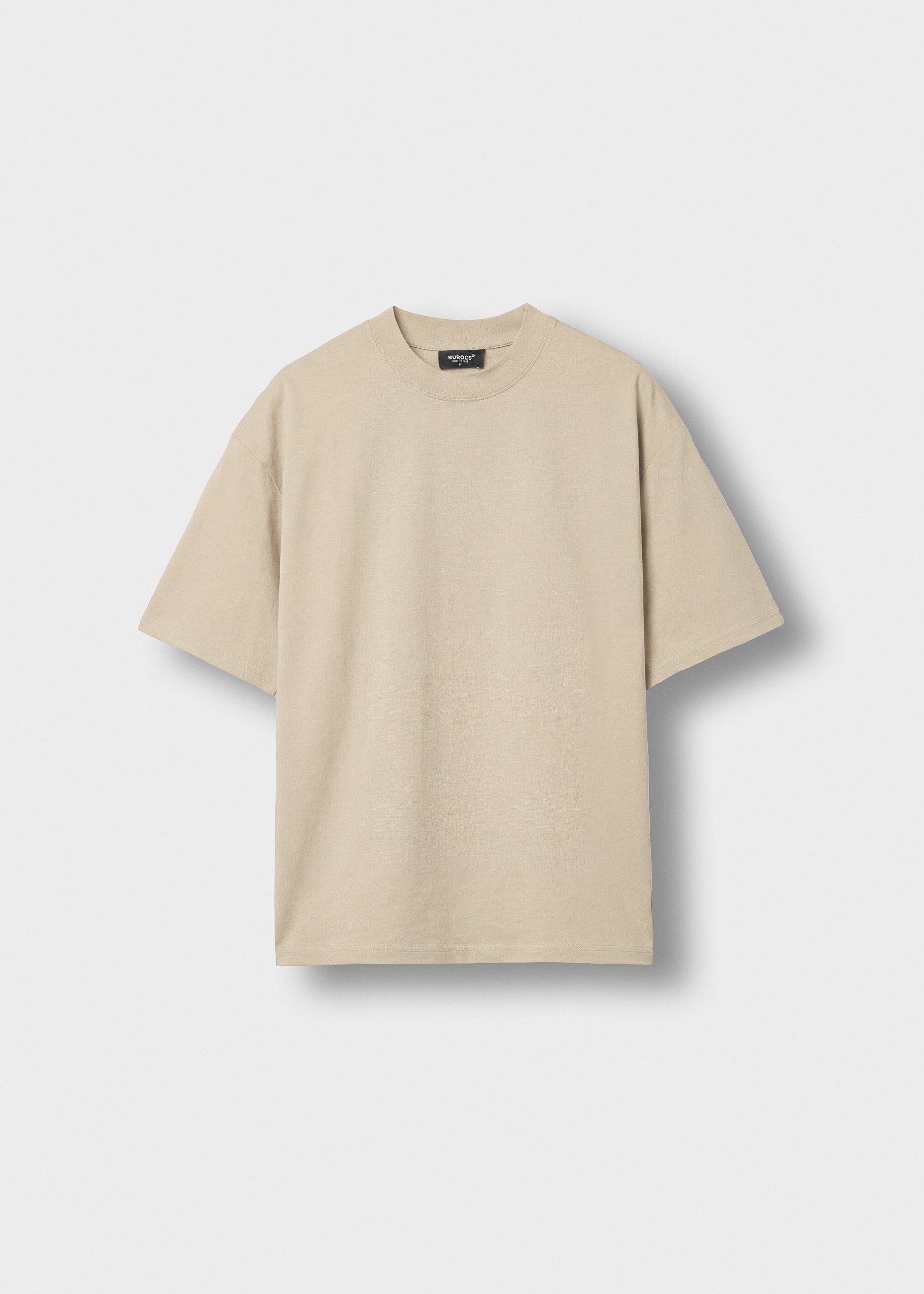burocs-t-shirts-oversize-t-shirt-herren-beige-240gsm image 1