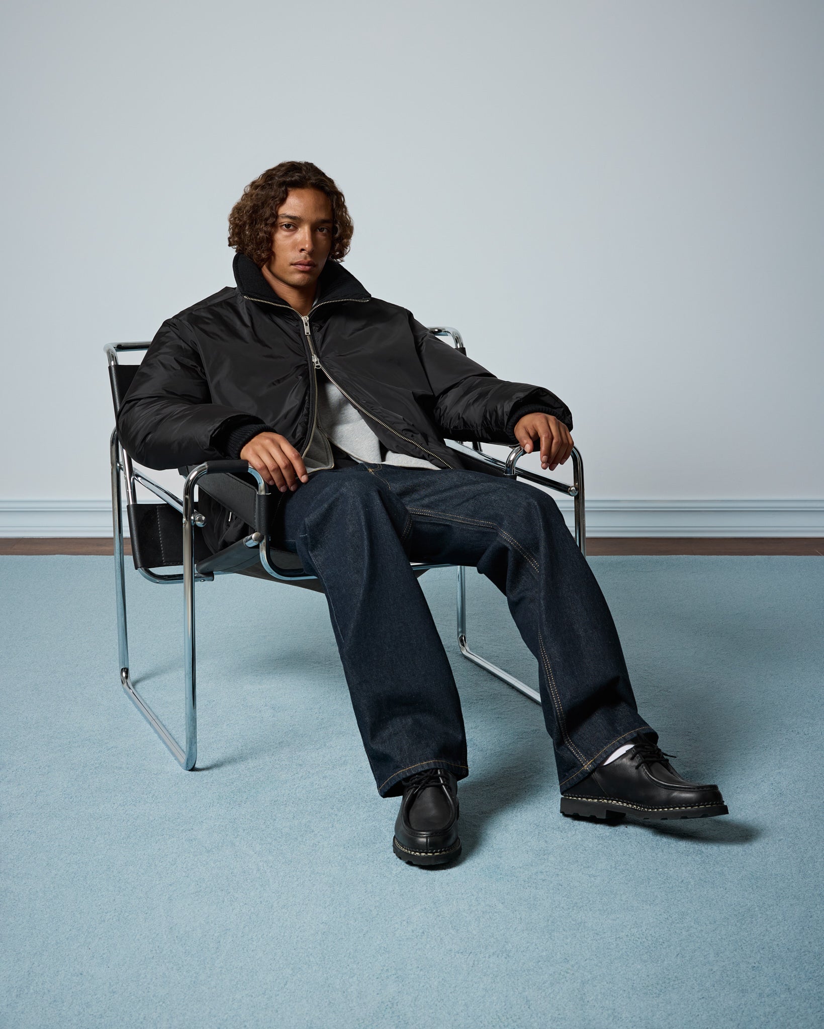 eightyfive-jacke-water-repellent-down-puffer-black-relaxed image 8