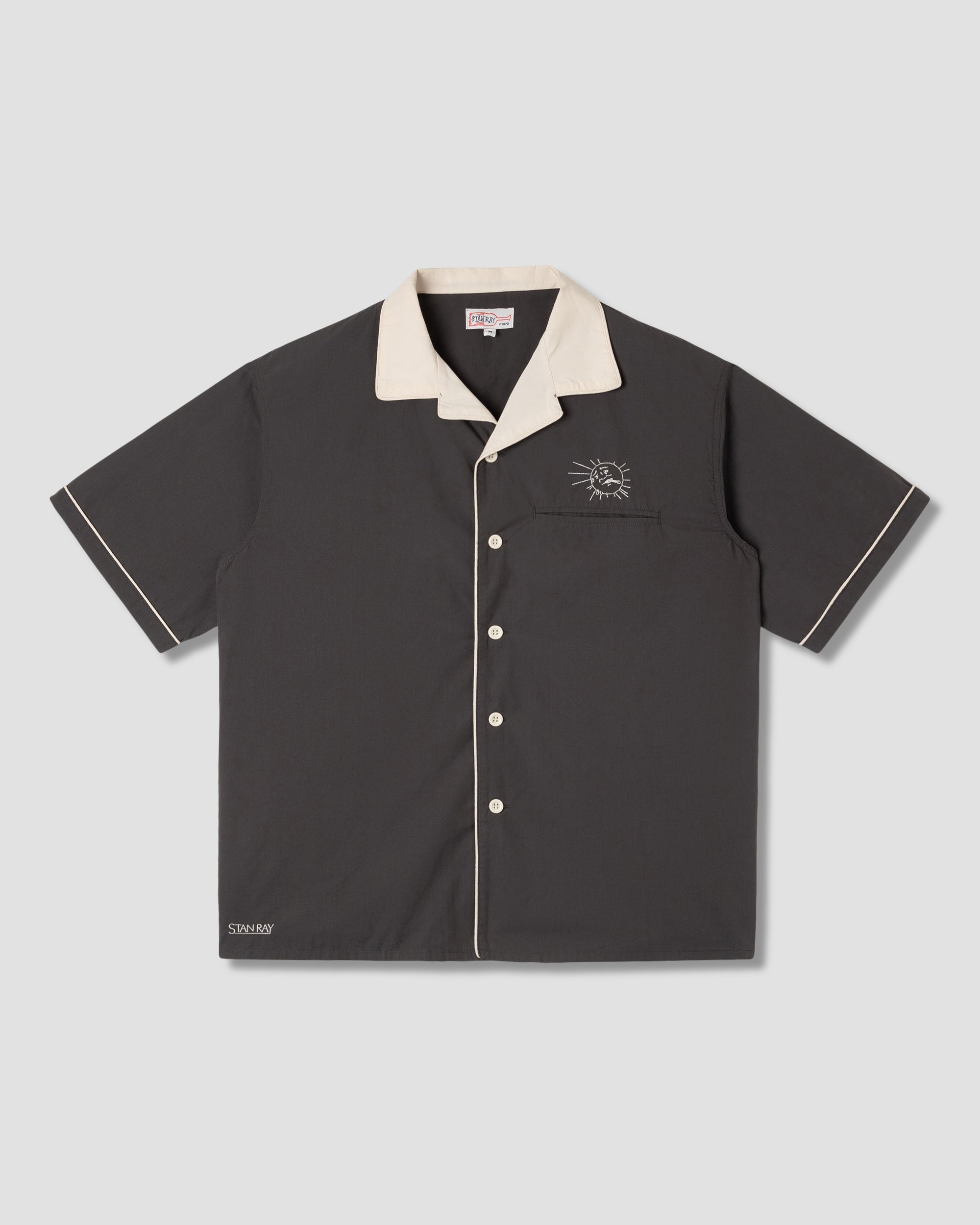 stan-ray-shirts-bowling-shirt-kurzarmhemd-raven-black image 1
