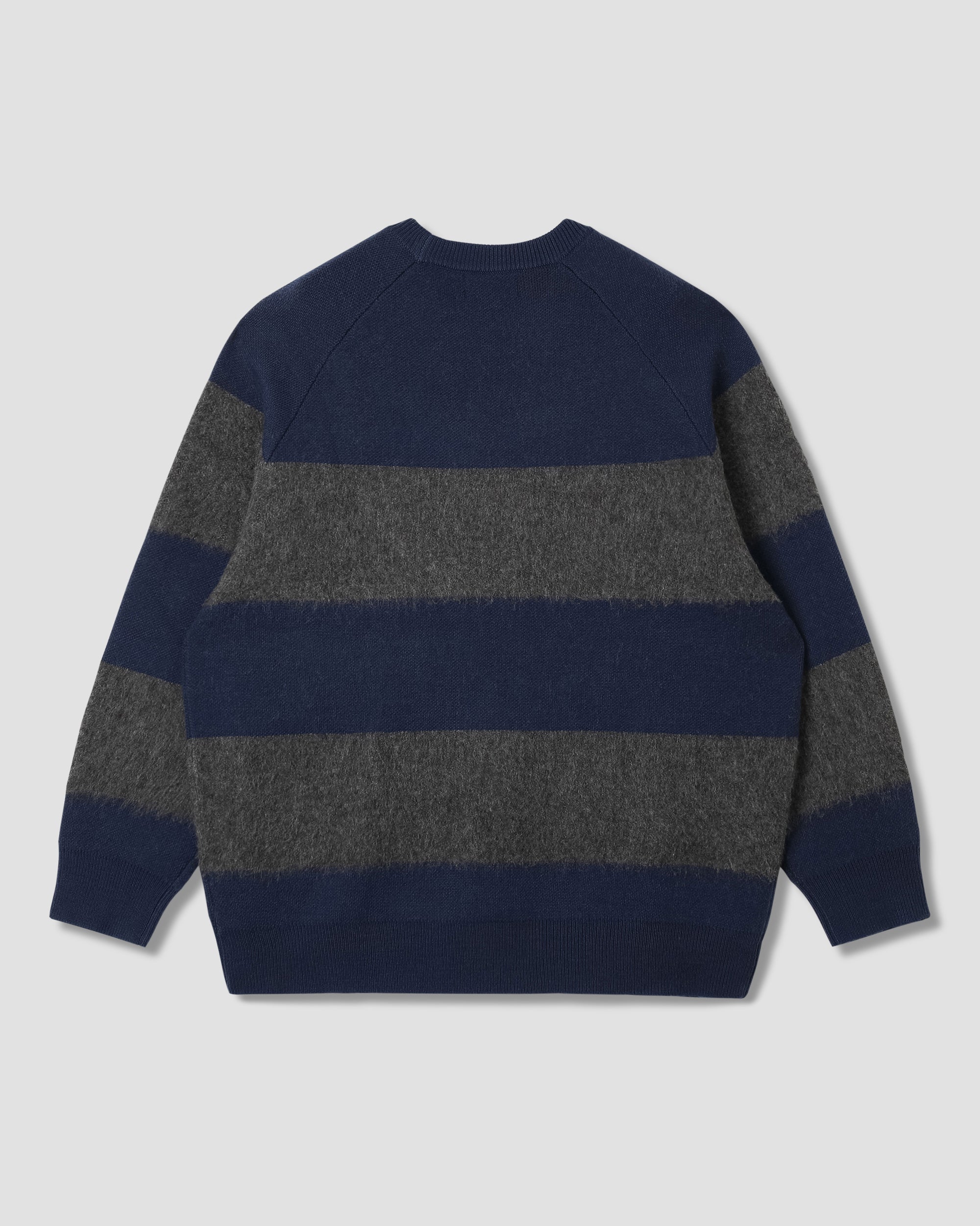stan-ray-knitted-sweater-pullover-navy-charcoal-wolle image 2