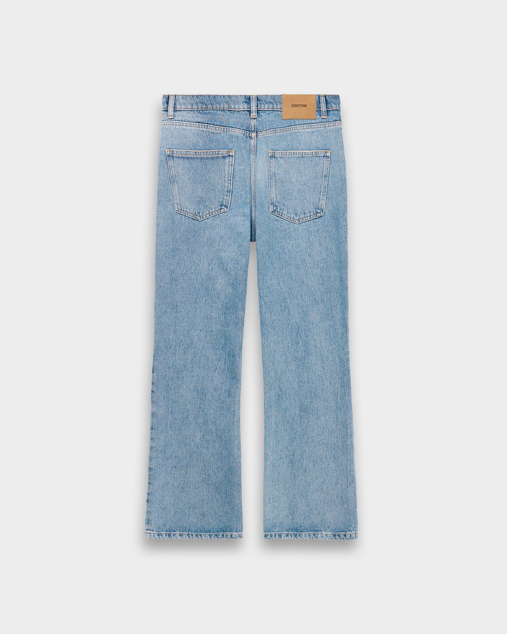 eightyfive-bottoms-flared-denim-jeans-baby-blue-flared-fit image 2