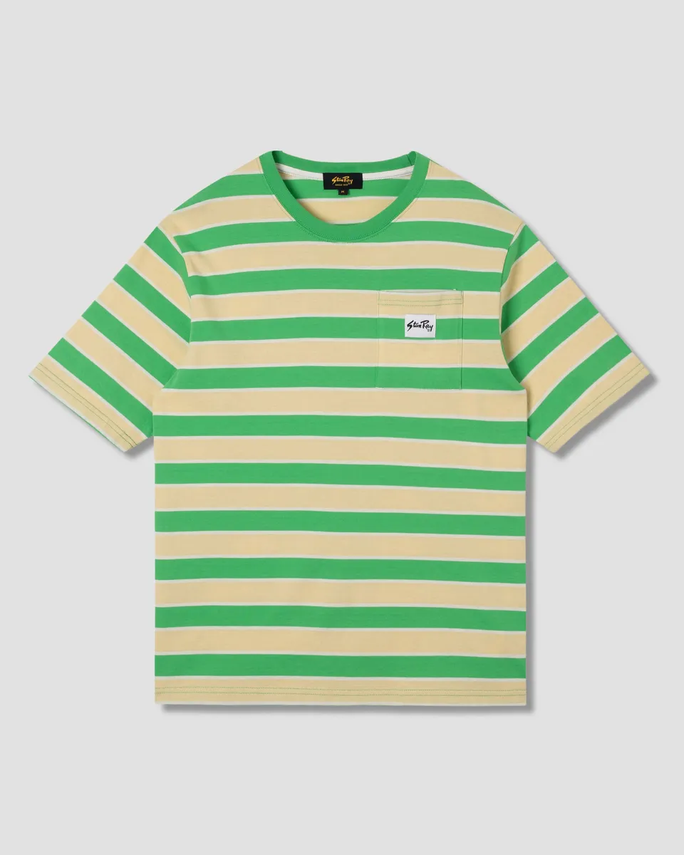 stan-ray-stripe-tee-island-green-t-shirt-baumwolle image 1