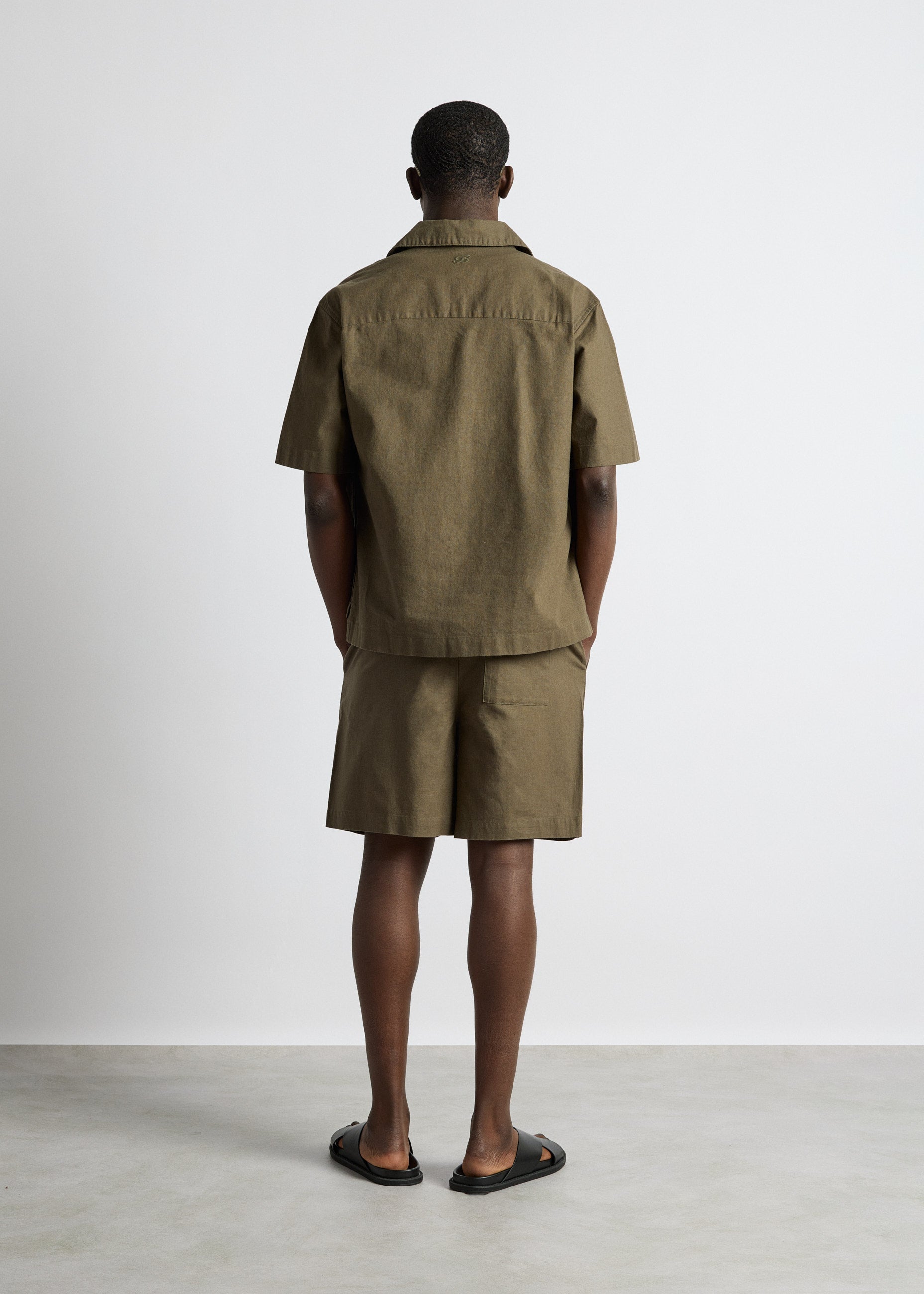 burocs-shirts-linen-blend-short-sleeve-shirt-hemd-khaki-leinen image 6