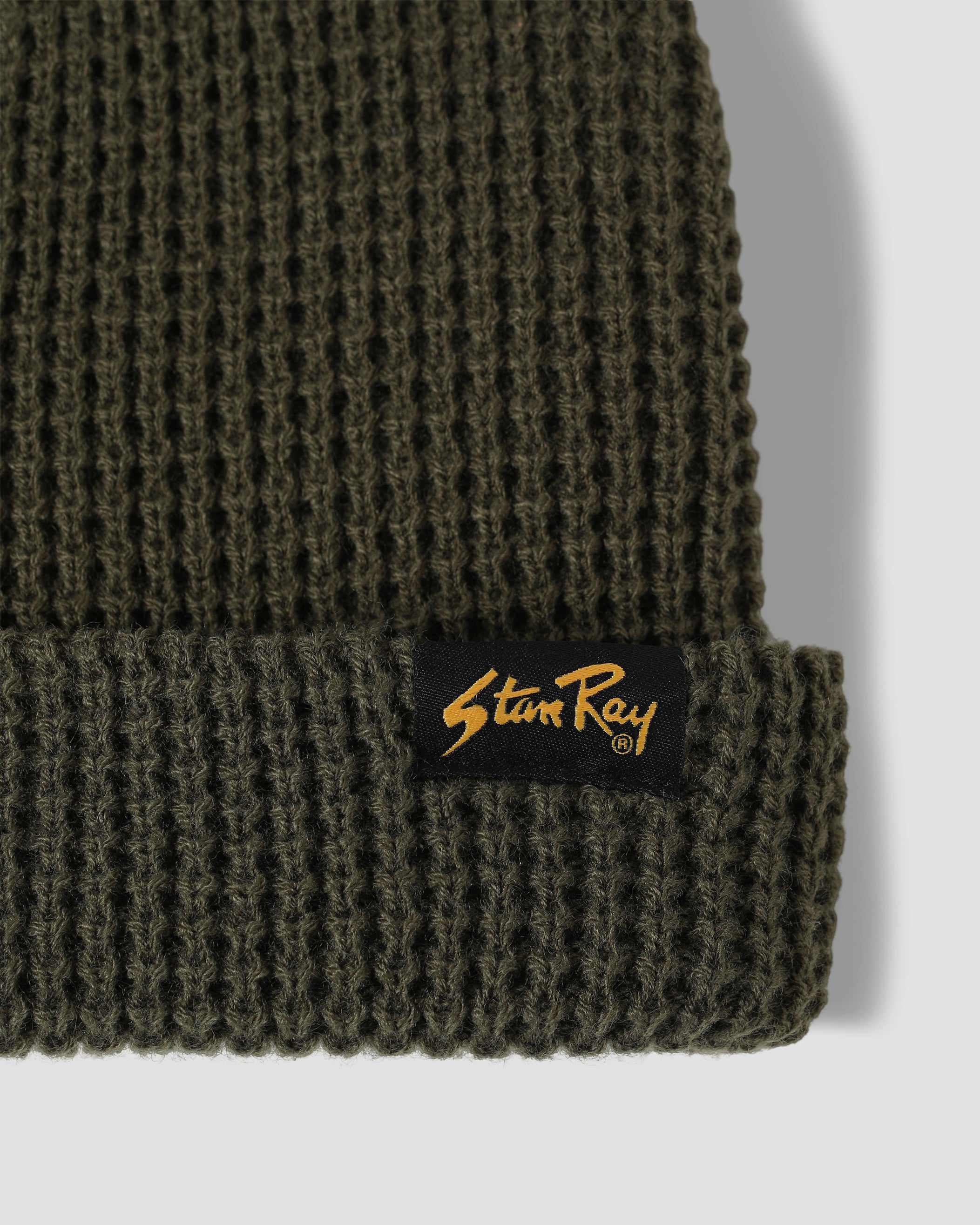 stan-ray-waffle-beanie-m-tze-olive-acryl-einheitsgr-e image 3