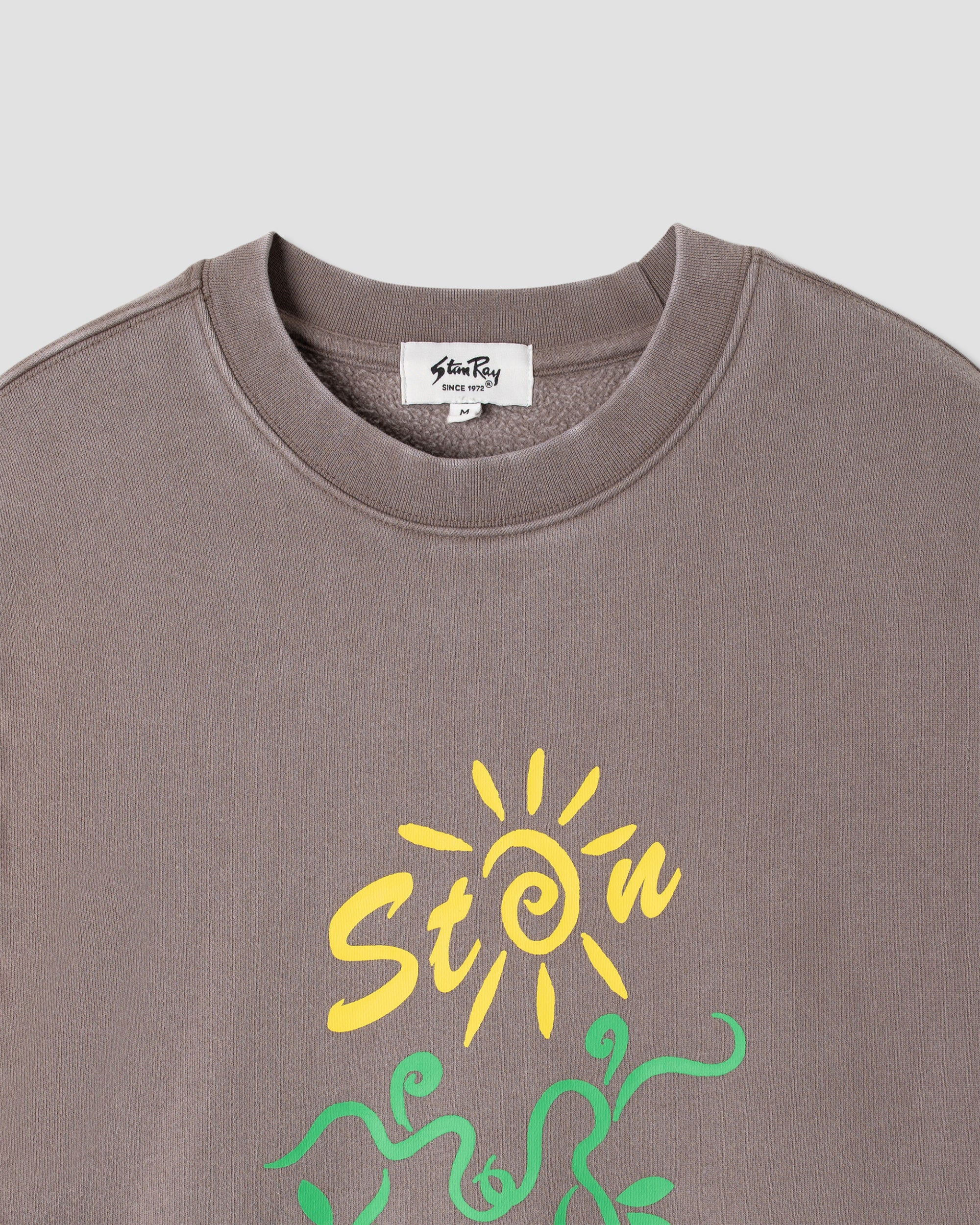 stan-ray-sweats-ray-vine-crew-sweatshirt-shale-baumwolle image 3