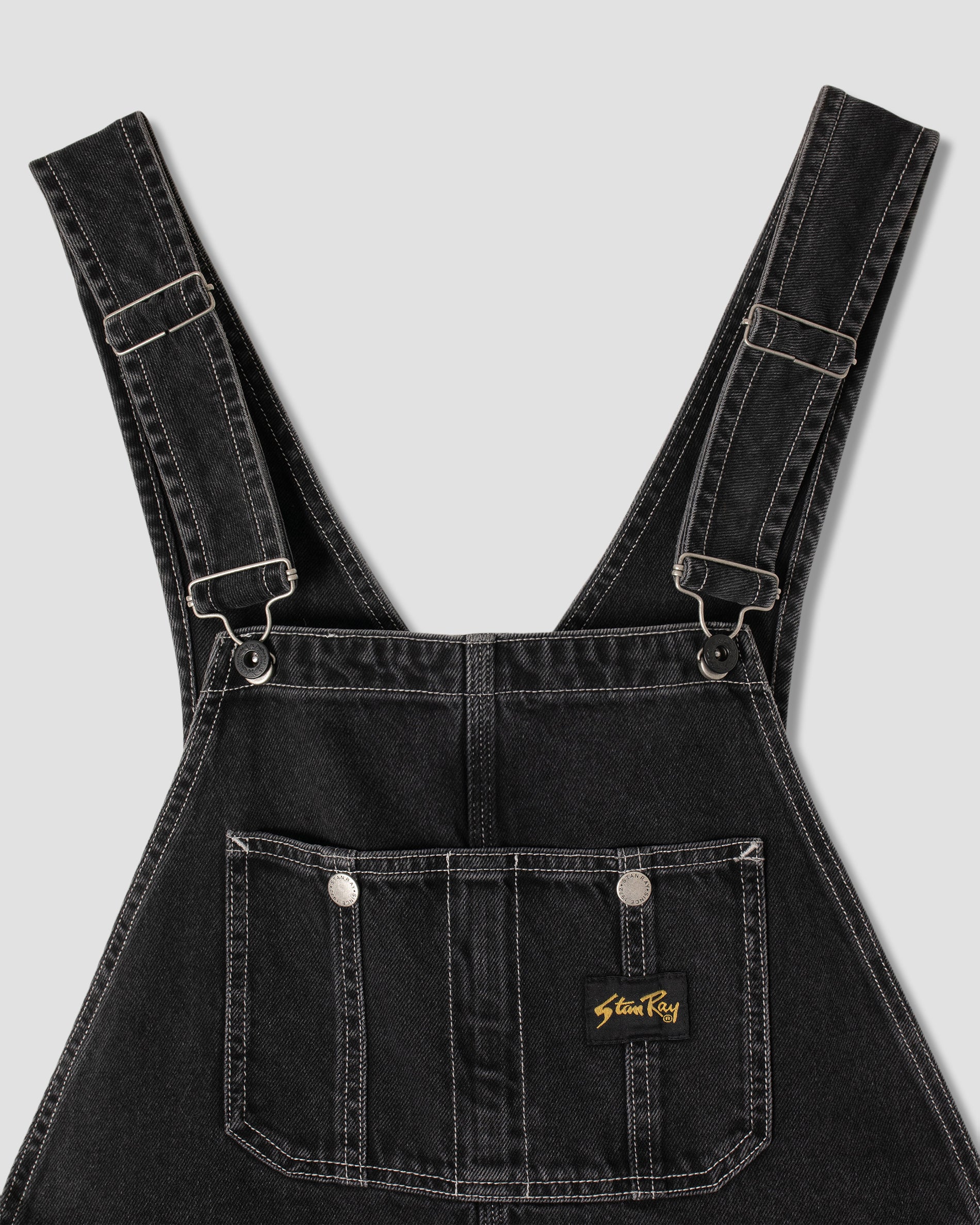 stan-ray-earls-bib-latzhose-washed-black-denim image 4