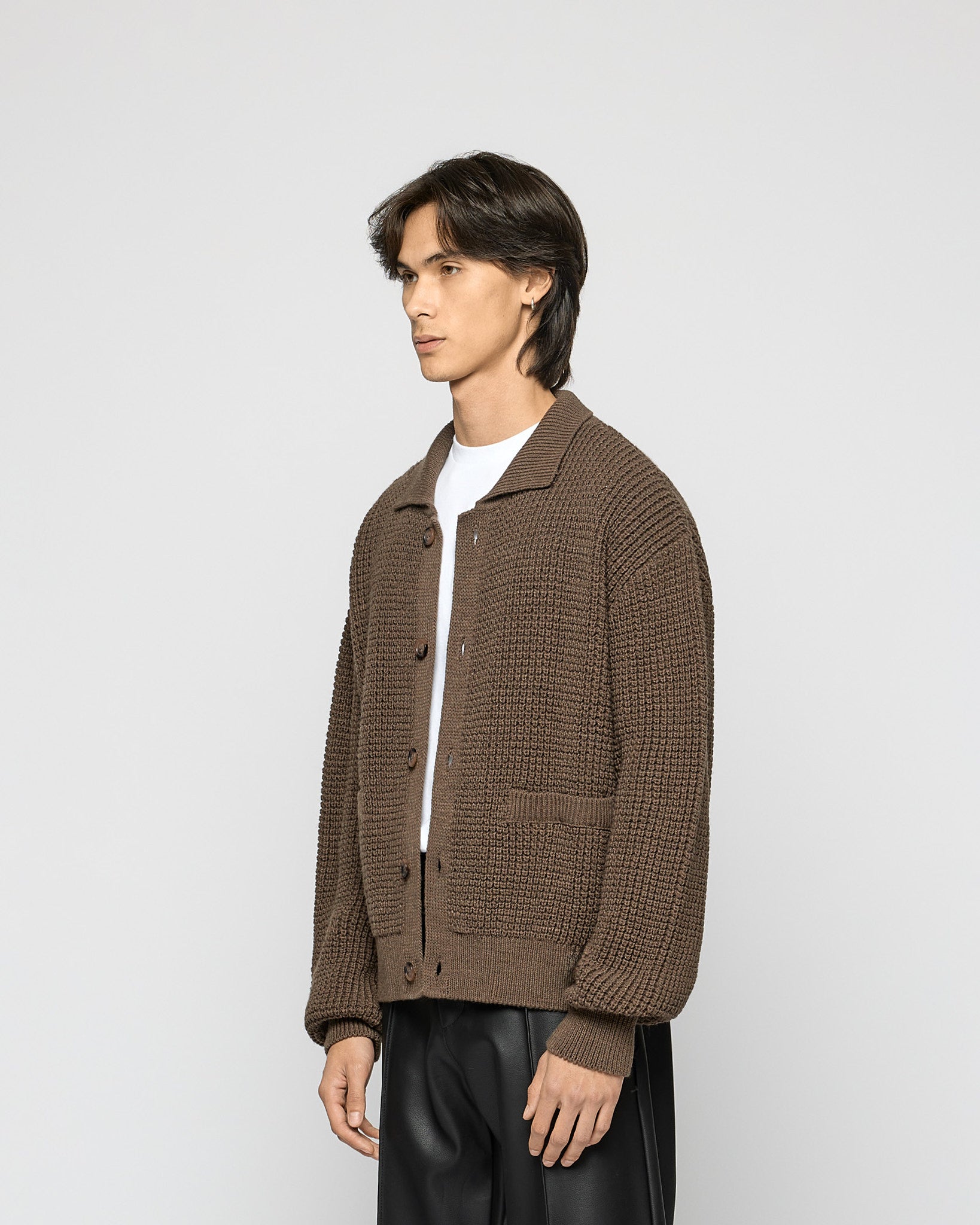 eightyfive-tops-knitted-wool-cardigan-herren-brown image 4