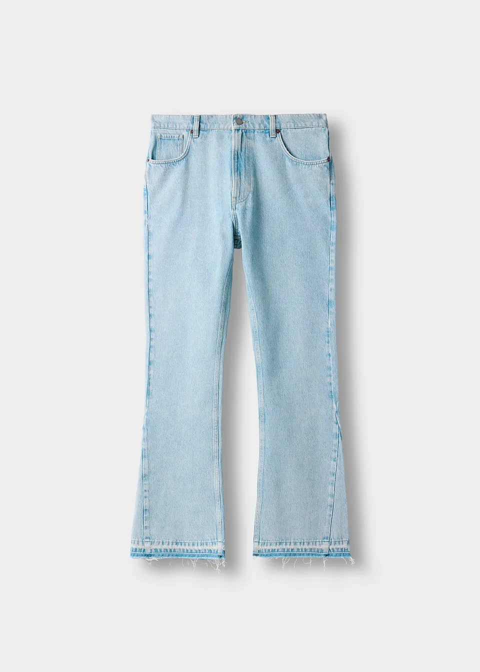 burocs-denim-tony-flared-open-hem-jeans-vintage-blue image 1