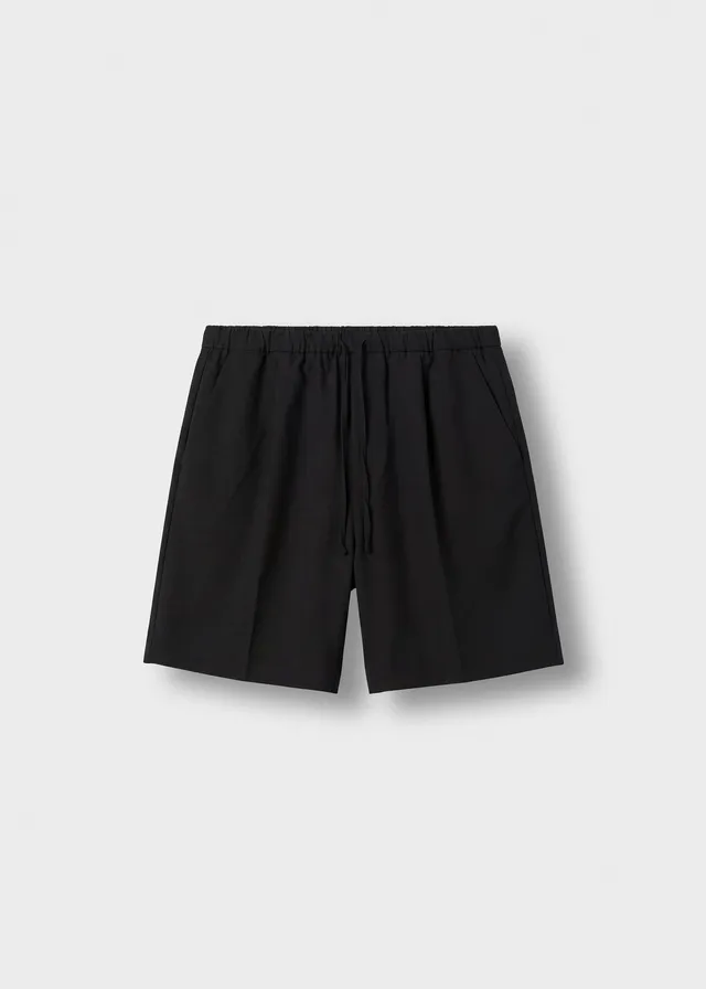 burocs-shorts-loose-drawstring-shorts-black-tunnelzug image 1