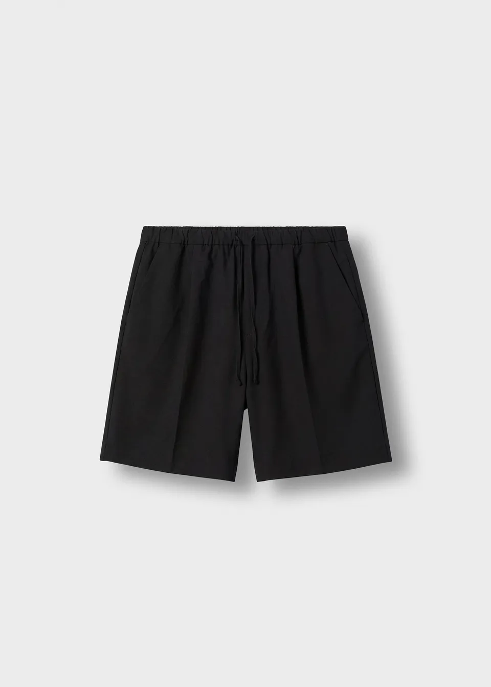 burocs-shorts-loose-drawstring-shorts-black-tunnelzug image 1