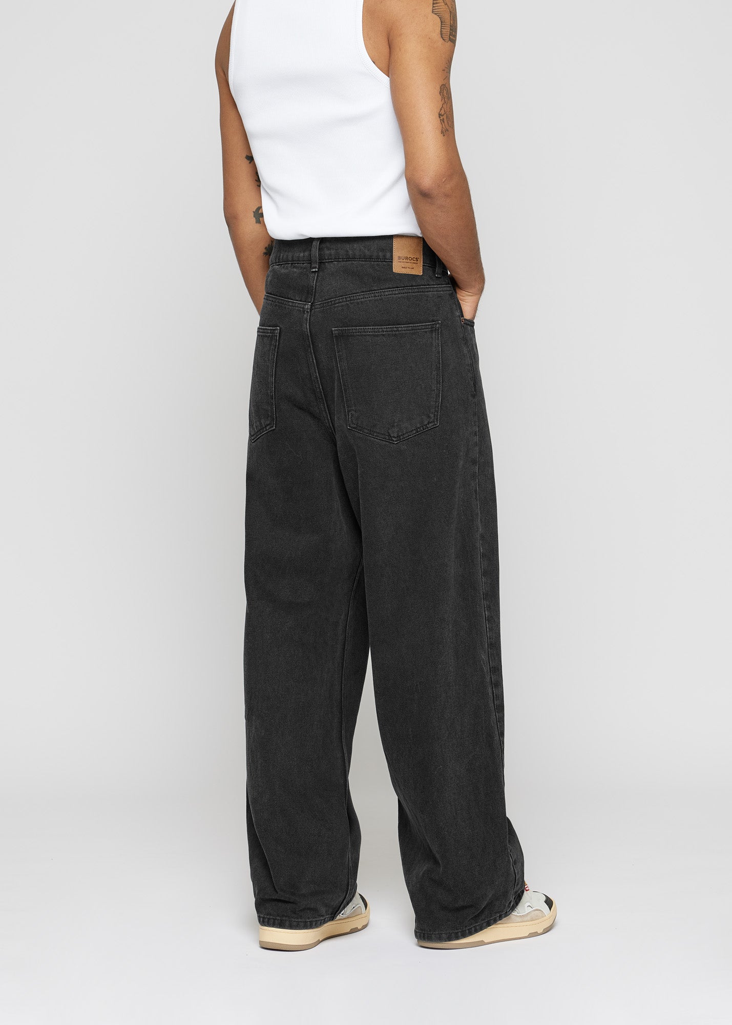 burocs-michael-wide-jeans-black-baggy-fit image 5