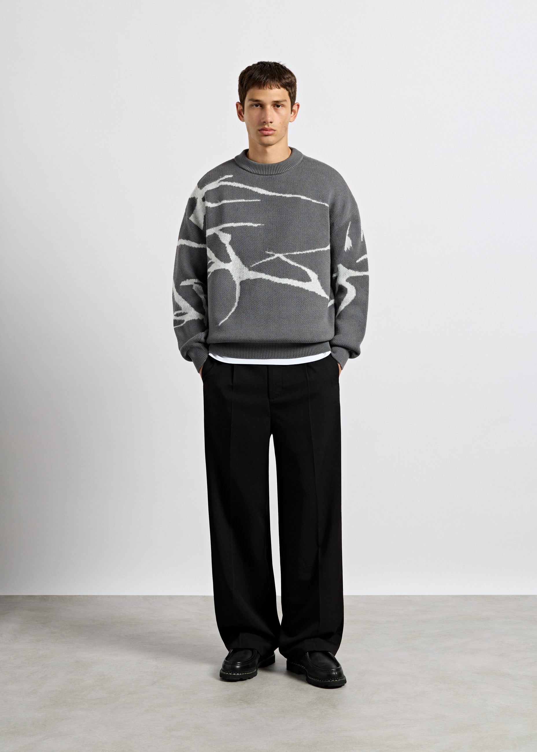 burocs-jacquard-knit-sweater-grey-oversized image 4