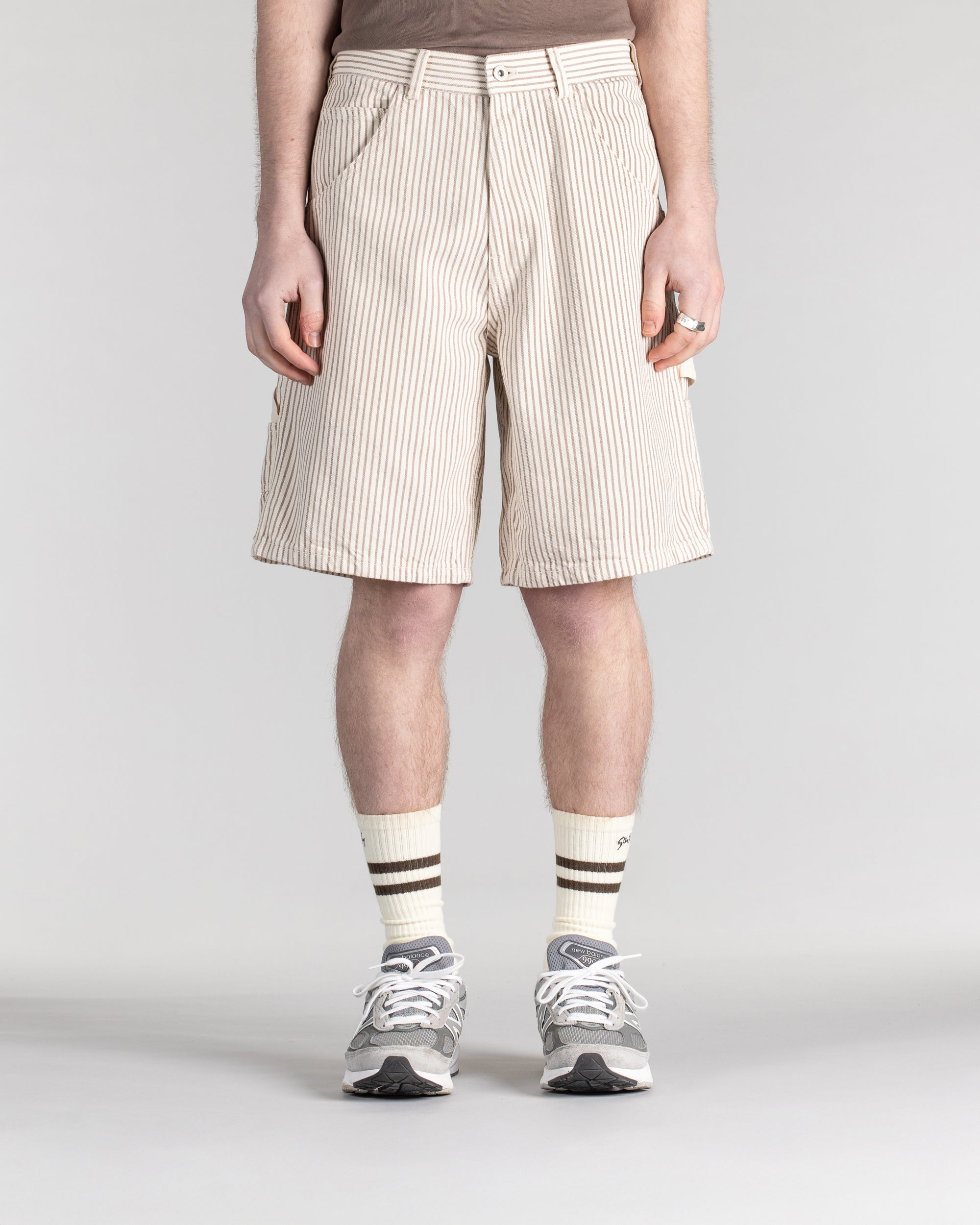 stan-ray-big-job-short-workwear-shorts-hickory-mix image 2
