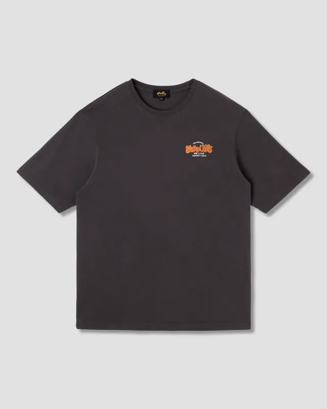 stan-ray-bbq-tee-t-shirt-raven-black-baumwolle image 1