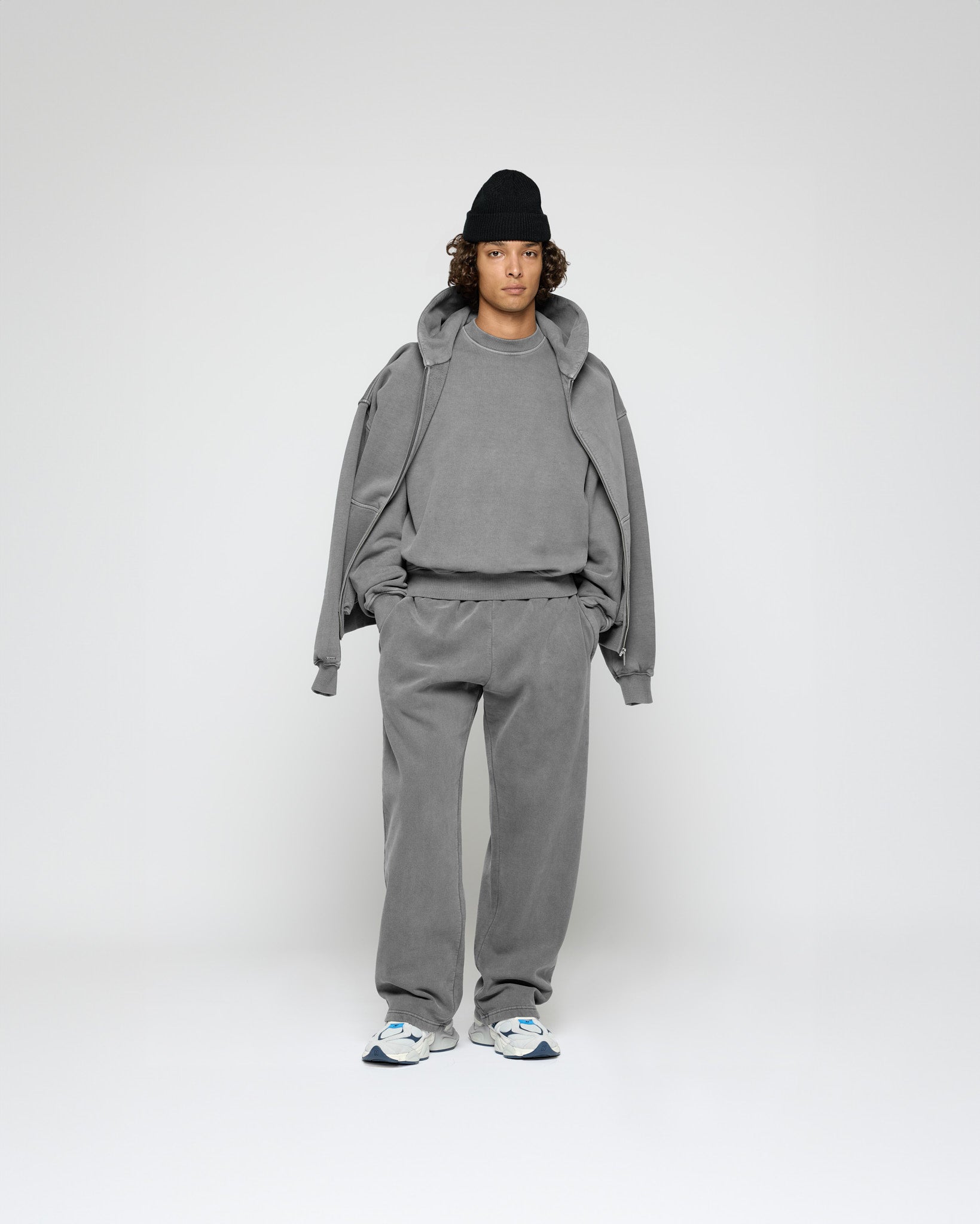 eightyfive-signature-oversized-crewneck-sweater-stone-grey image 5