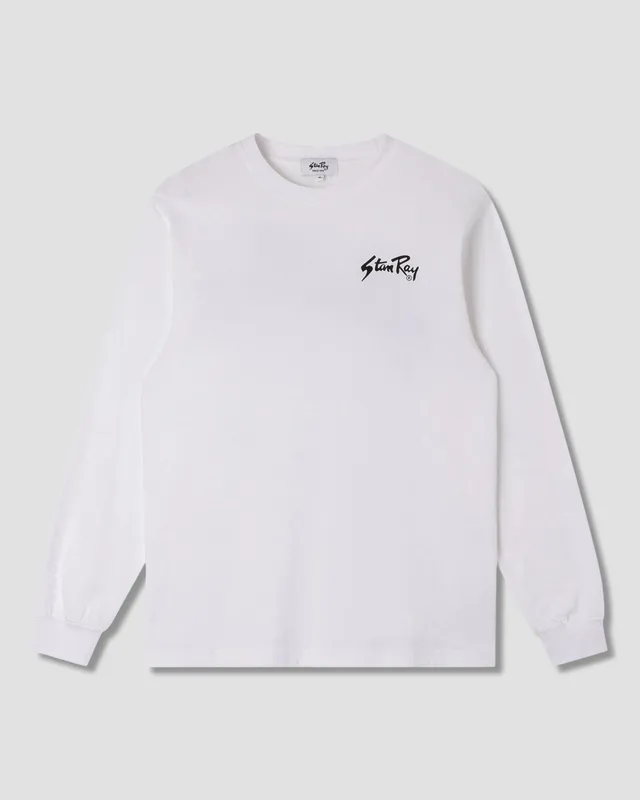 stan-ray-og-long-sleeve-tee-langarmshirt-white-180gsm image 1
