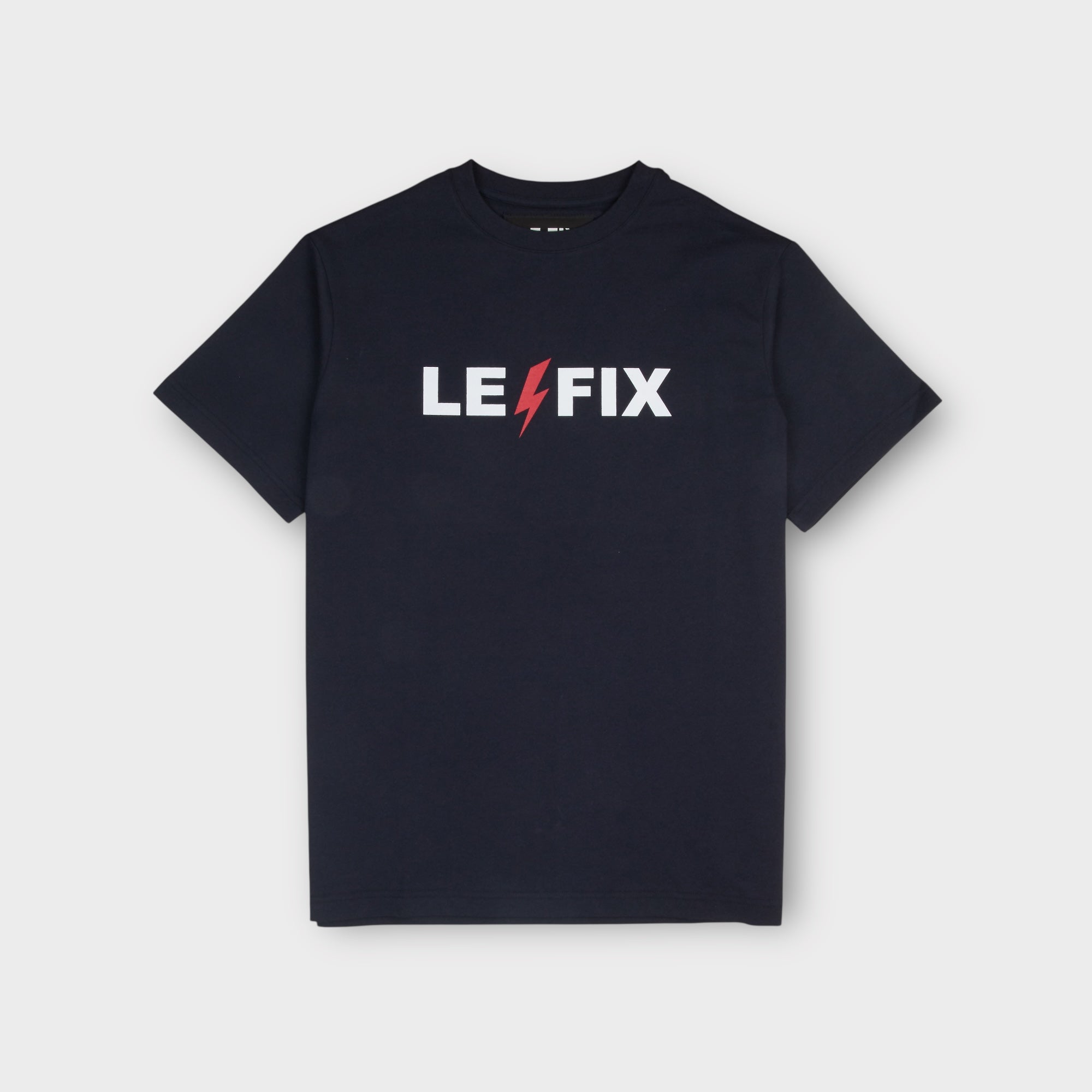 le-fix-lightning-26-t-shirt-navy-logo-baumwolle image 1