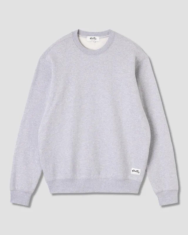 stan-ray-patch-crew-sweatshirt-grey-heather-baumwolle image 1