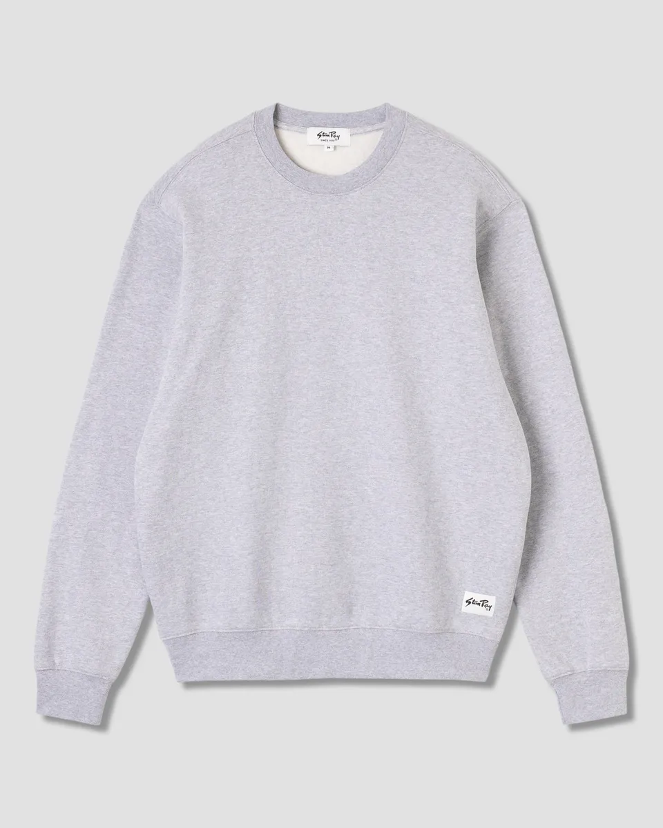 stan-ray-patch-crew-sweatshirt-grey-heather-baumwolle image 1