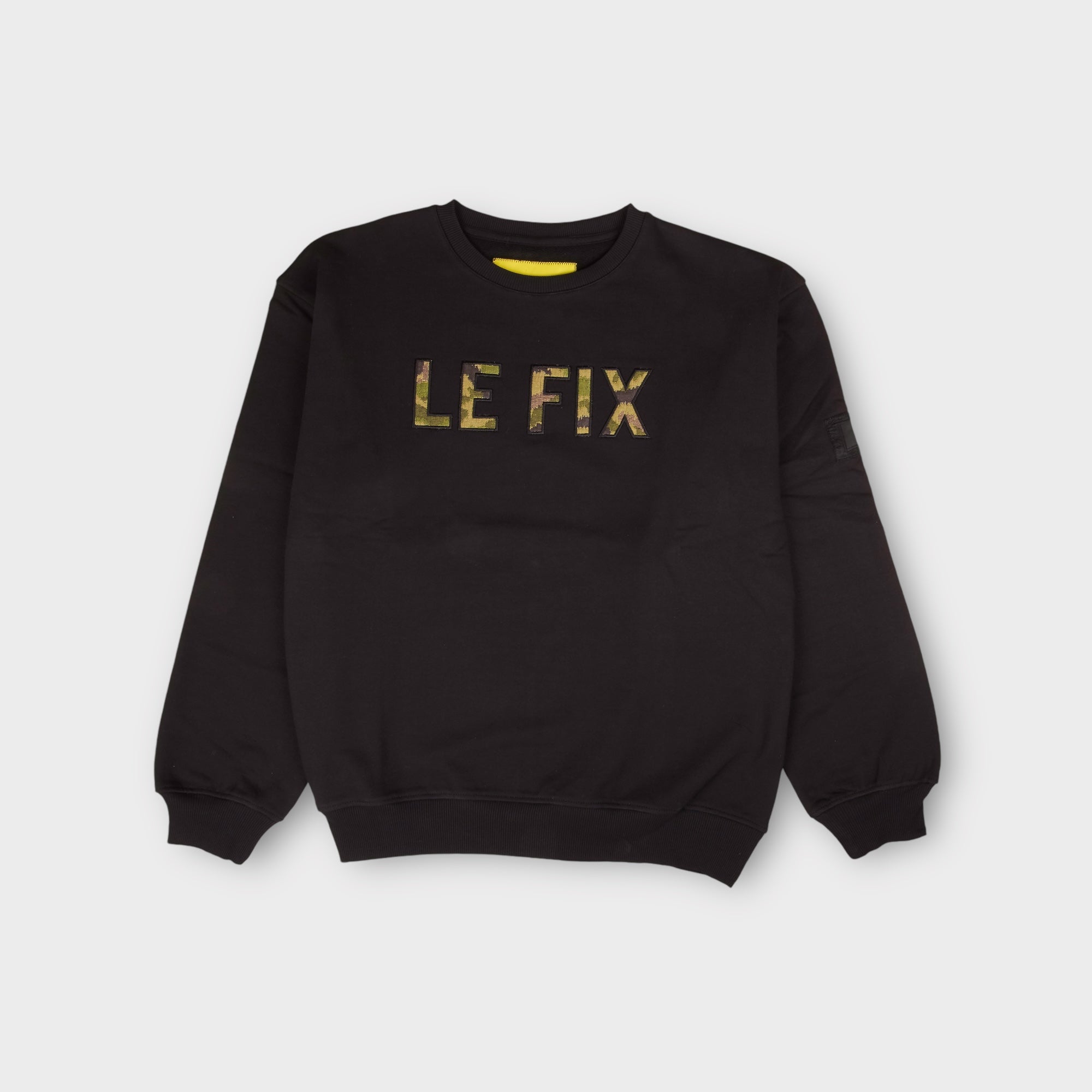 le-fix-wave-crewneck-schwarz-100-baumwolle image 1