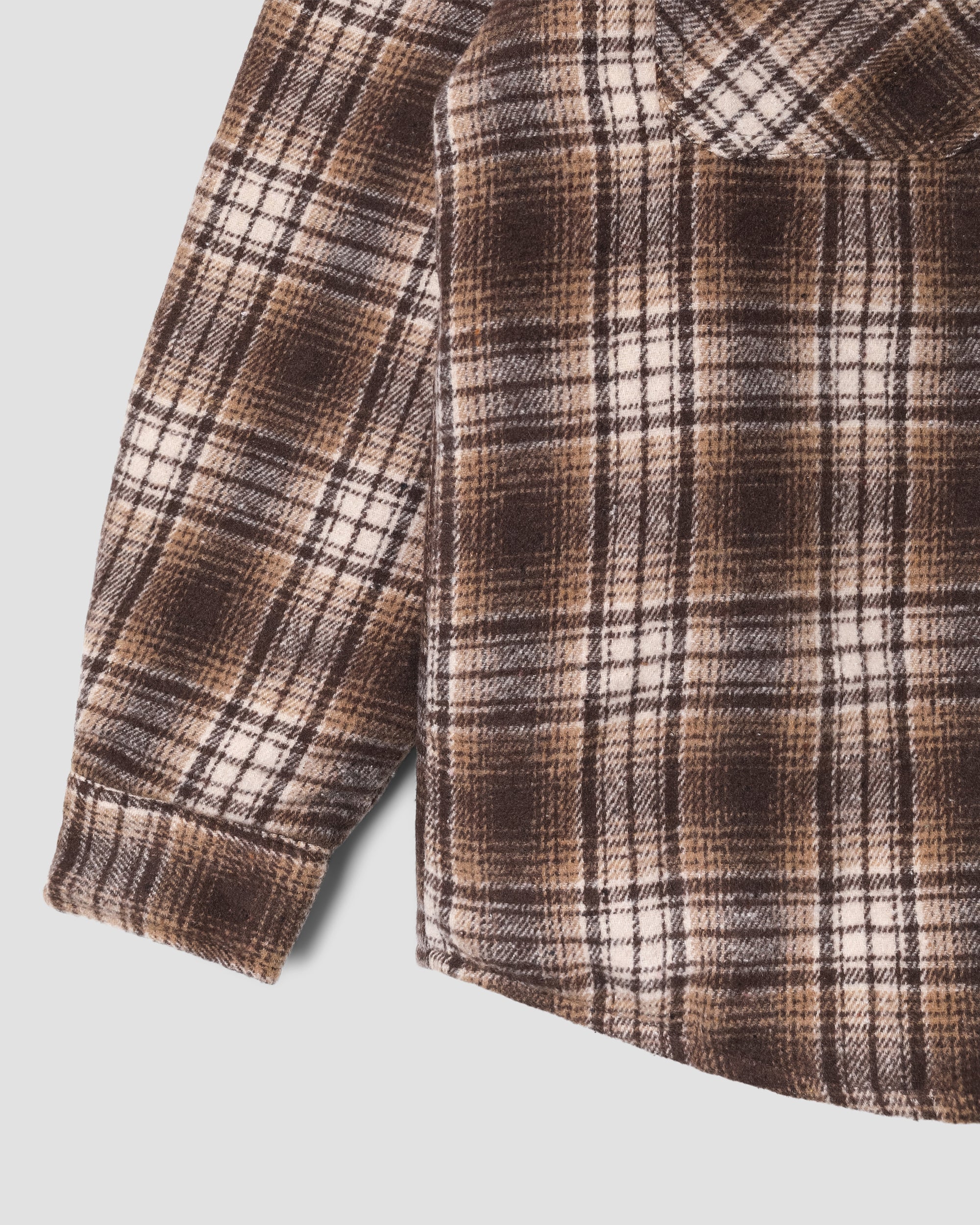 stan-ray-quilted-plaid-overshirt-braun-gesteppt image 5