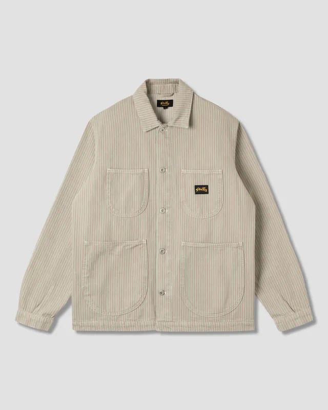 stan-ray-coverall-jacket-arbeitsjacke-quiet-green-hickory-baumwolle image 1