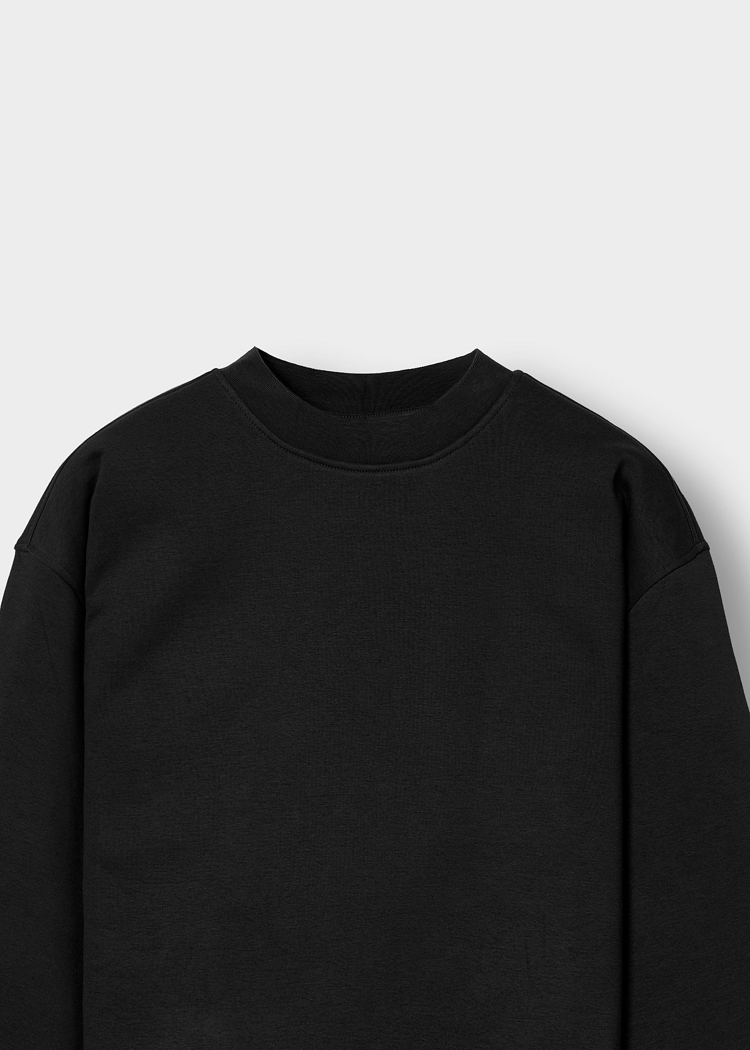 burocs-basic-crewneck-sweater-black-rundhals image 3