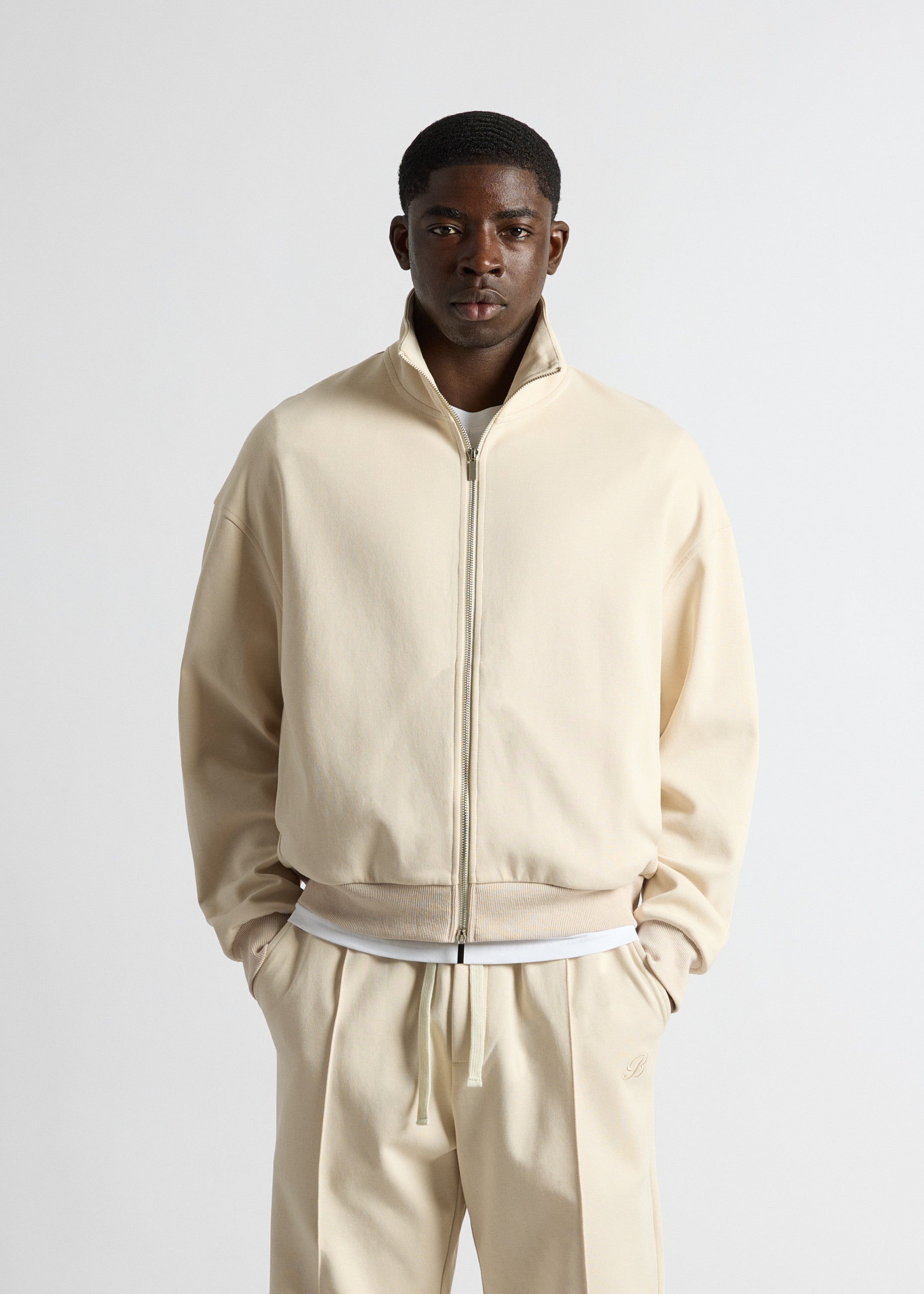 burocs-full-zip-sweater-troyer-beige-oversize-baumwolle image 4