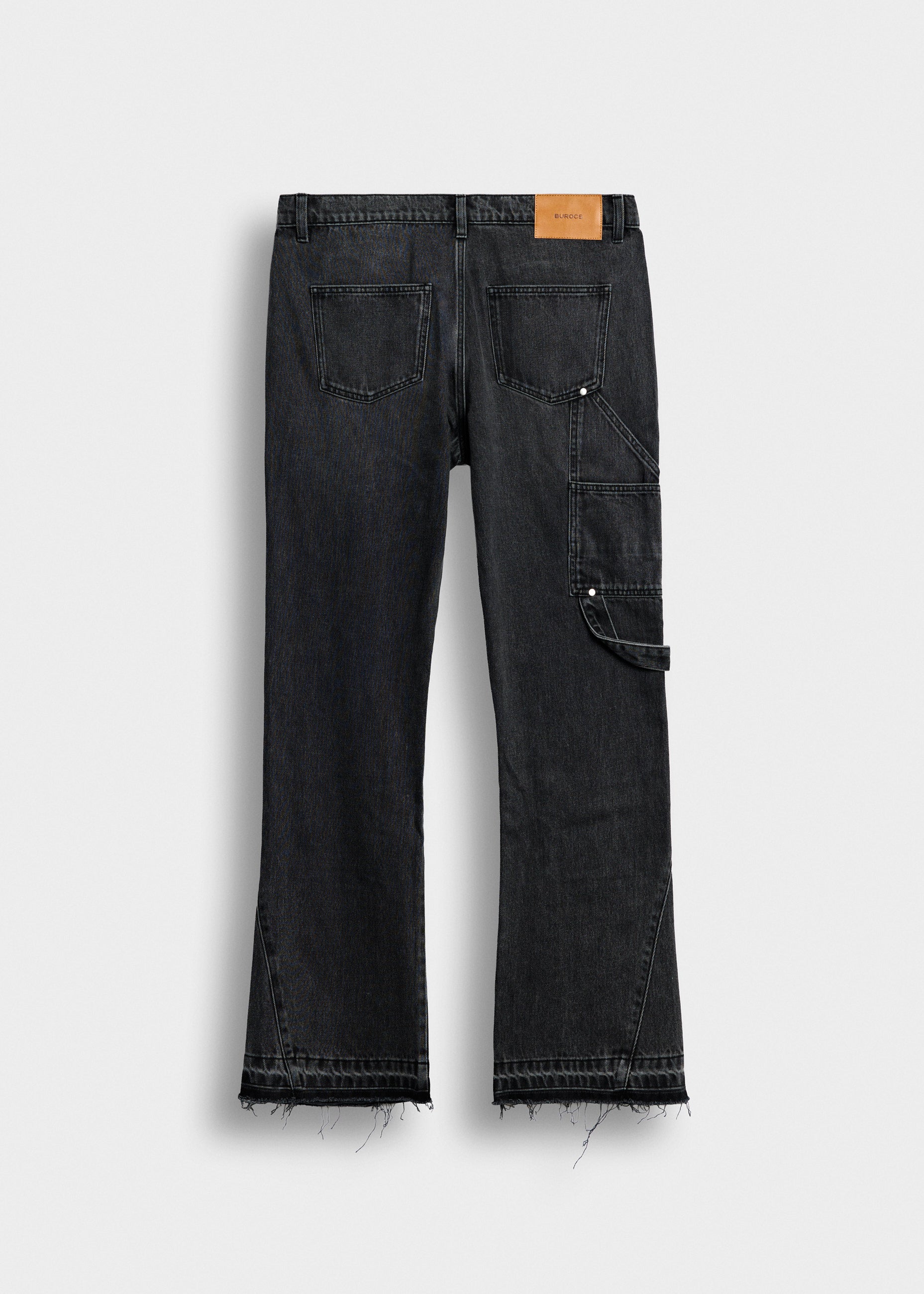 burocs-tony-flared-carpenter-jeans-charcoal-grey-baumwolle image 2