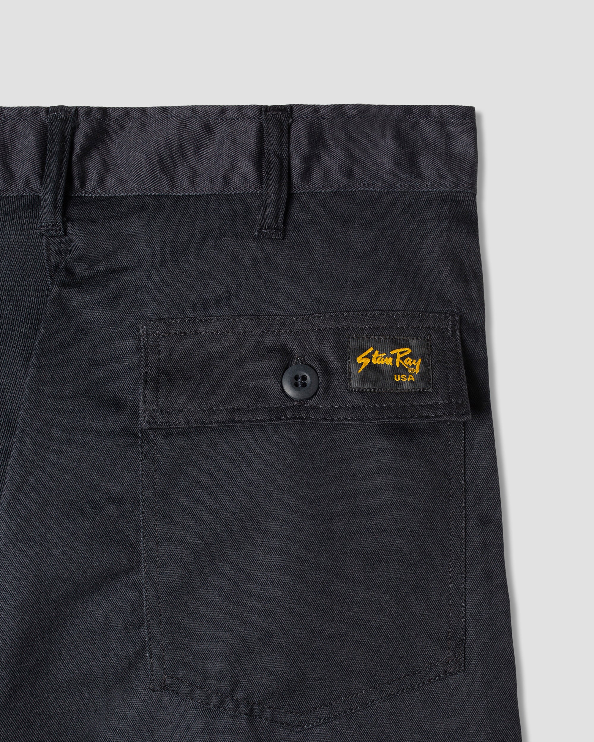 stan-ray-fatigue-short-shorts-black-twill-aus-baumwolle image 3