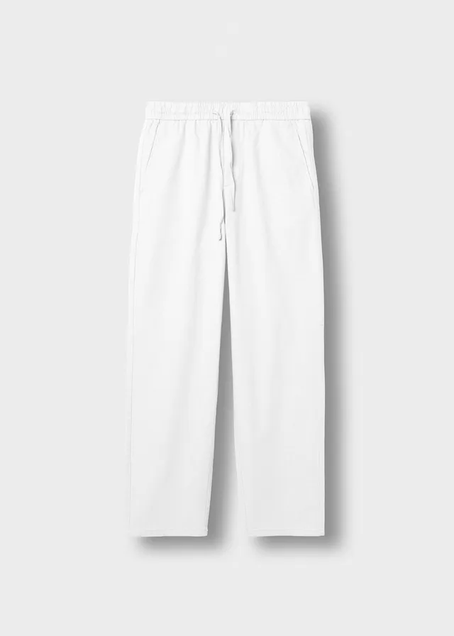 burocs-linen-pants-white-leinen-baumwolle-regular-fit image 1