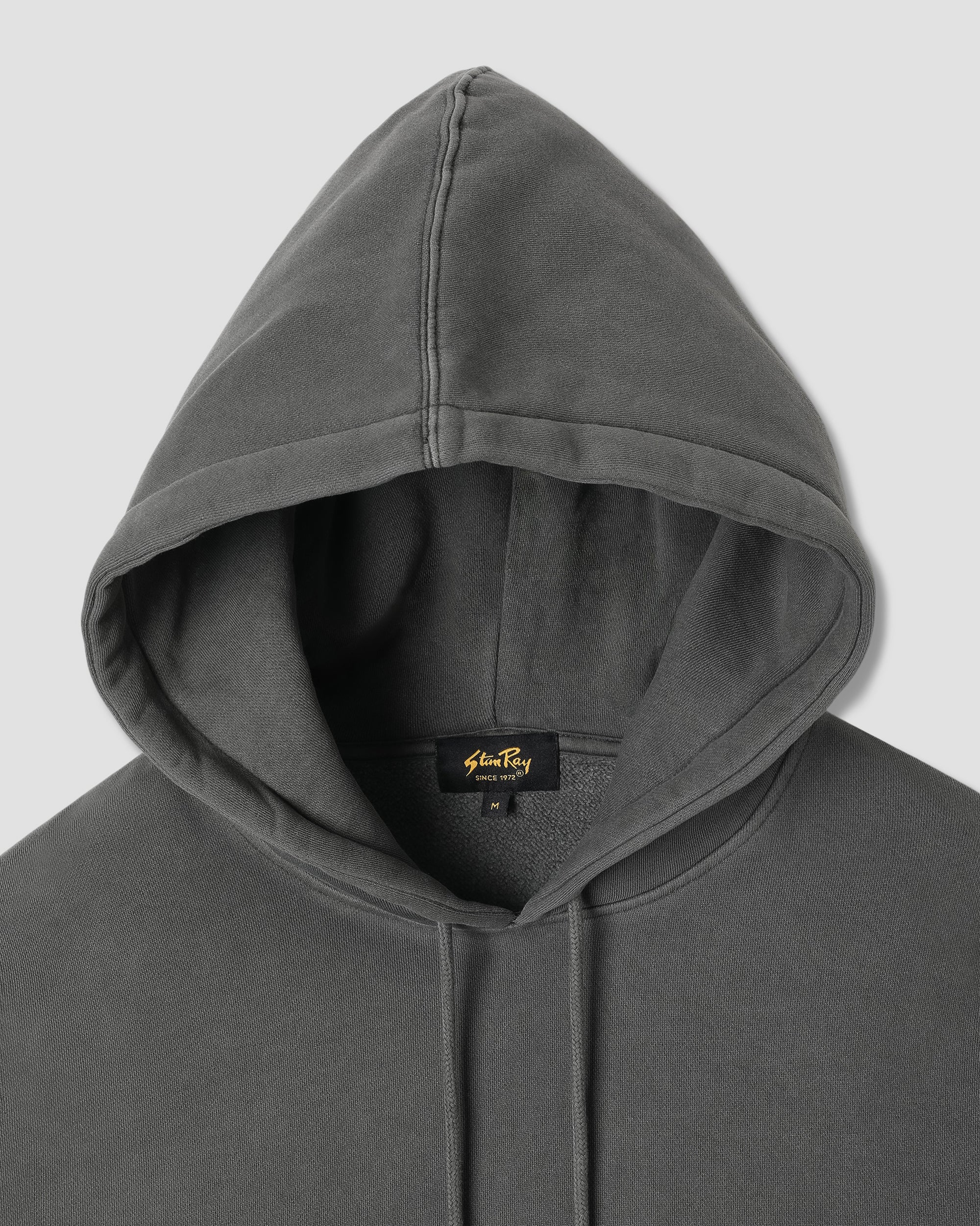 stan-ray-hoods-patch-hood-hoodie-washed-black-baumwolle image 3