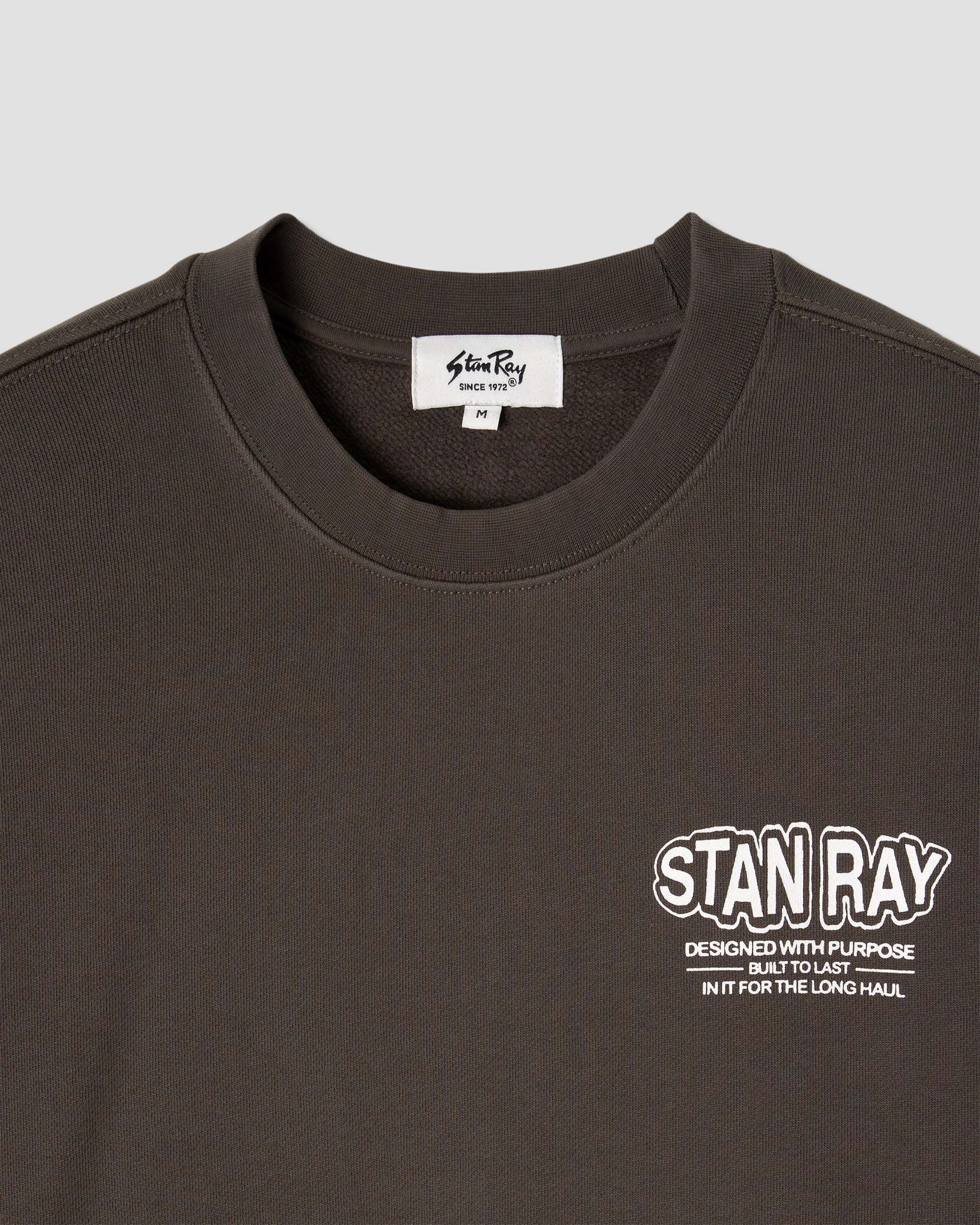 stan-ray-long-haul-crew-washed-black-sweatshirt image 3